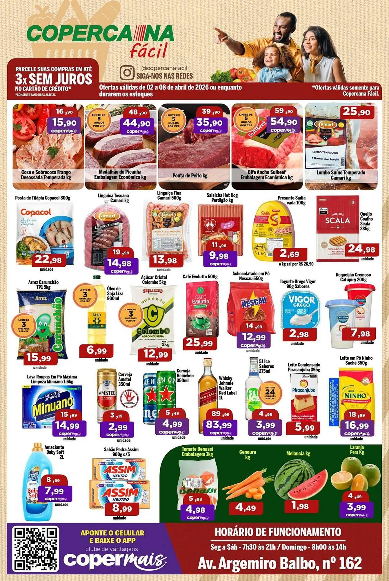 Encarte de Tabloide Copercana 2 de abril até 8 de abril 2026 - Pagina 1