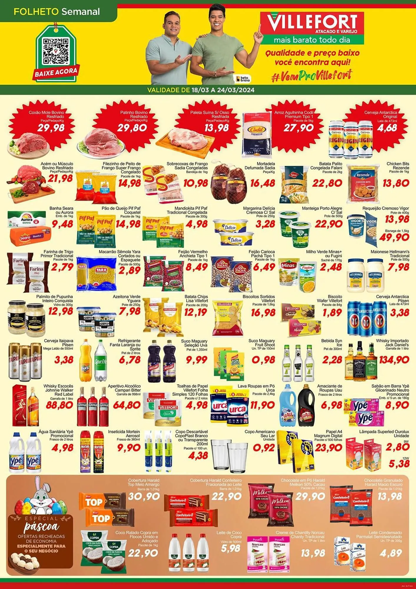 Encarte de Catálogo Villefort Atacadista 18 de março até 24 de março 2024 - Pagina 1