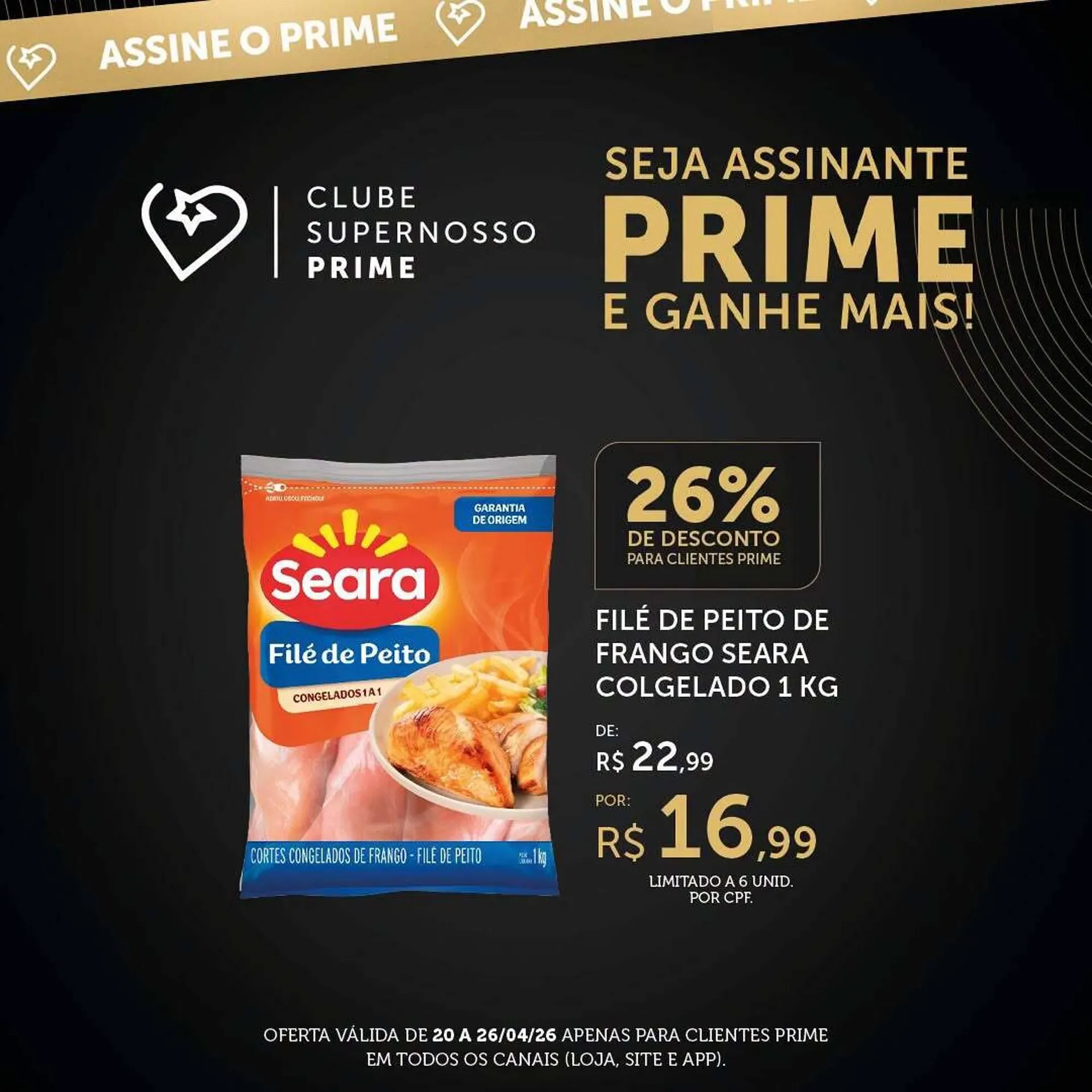 Encarte de Folheto Super Nosso 20 de abril até 26 de abril 2026 - Pagina 1