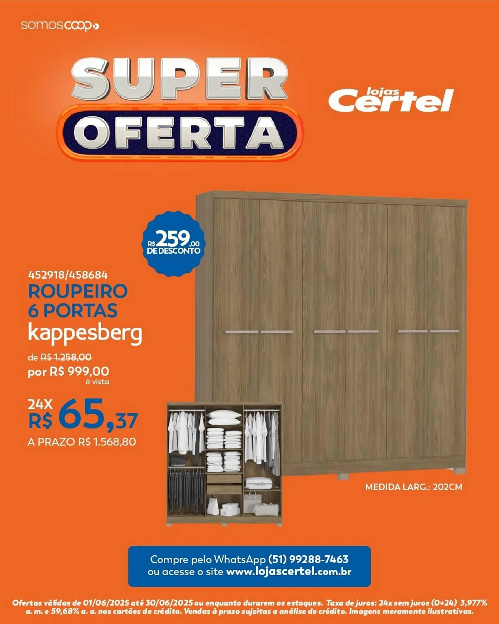 Encarte de Catálogo Lojas Certel 6 de junho até 30 de junho 2025 - Pagina 3