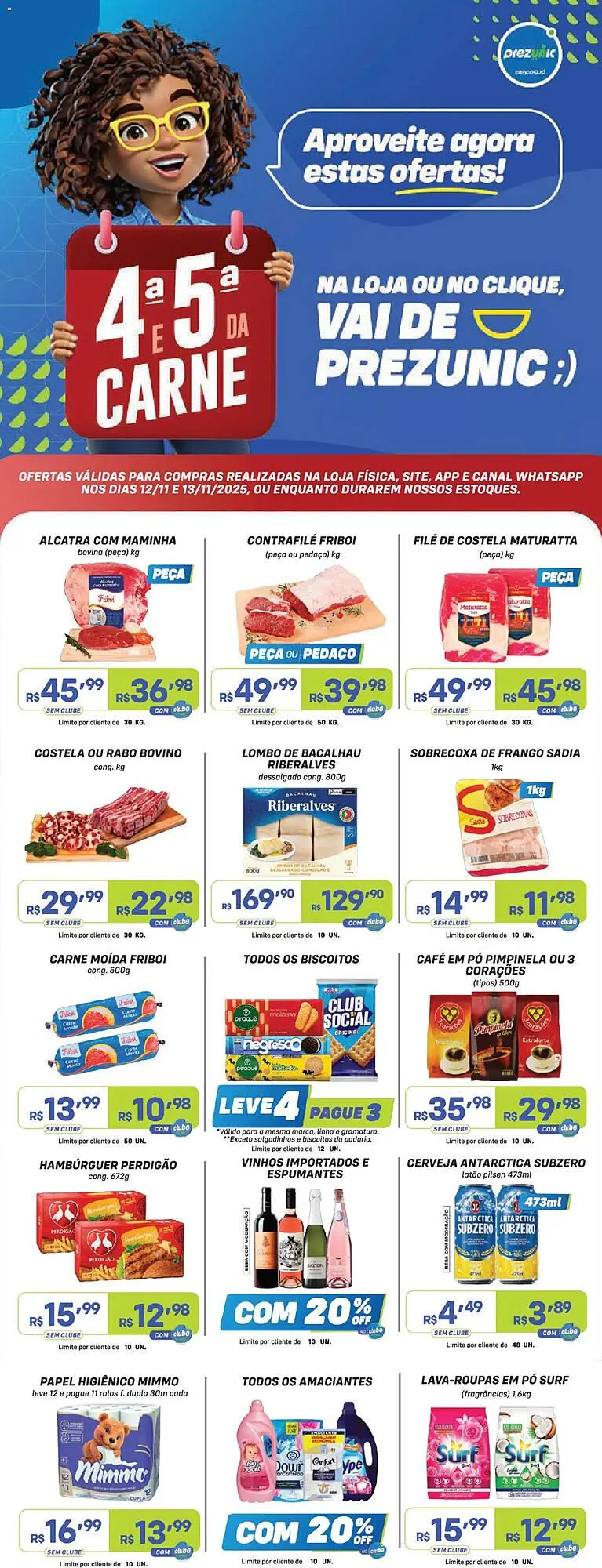 Encarte de Encarte Prezunic 12 de novembro até 13 de novembro 2025 - Pagina 1