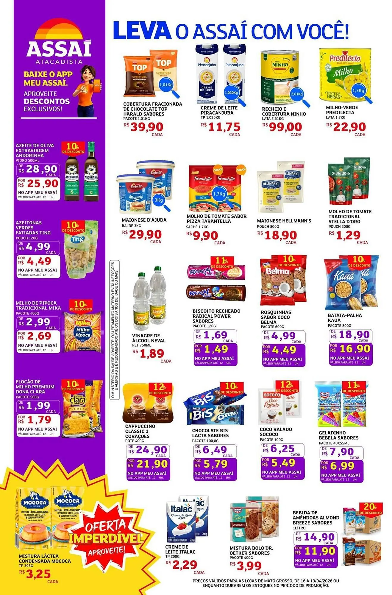 Encarte de Encarte Assaí Atacadista 16 de abril até 19 de abril 2026 - Pagina 2