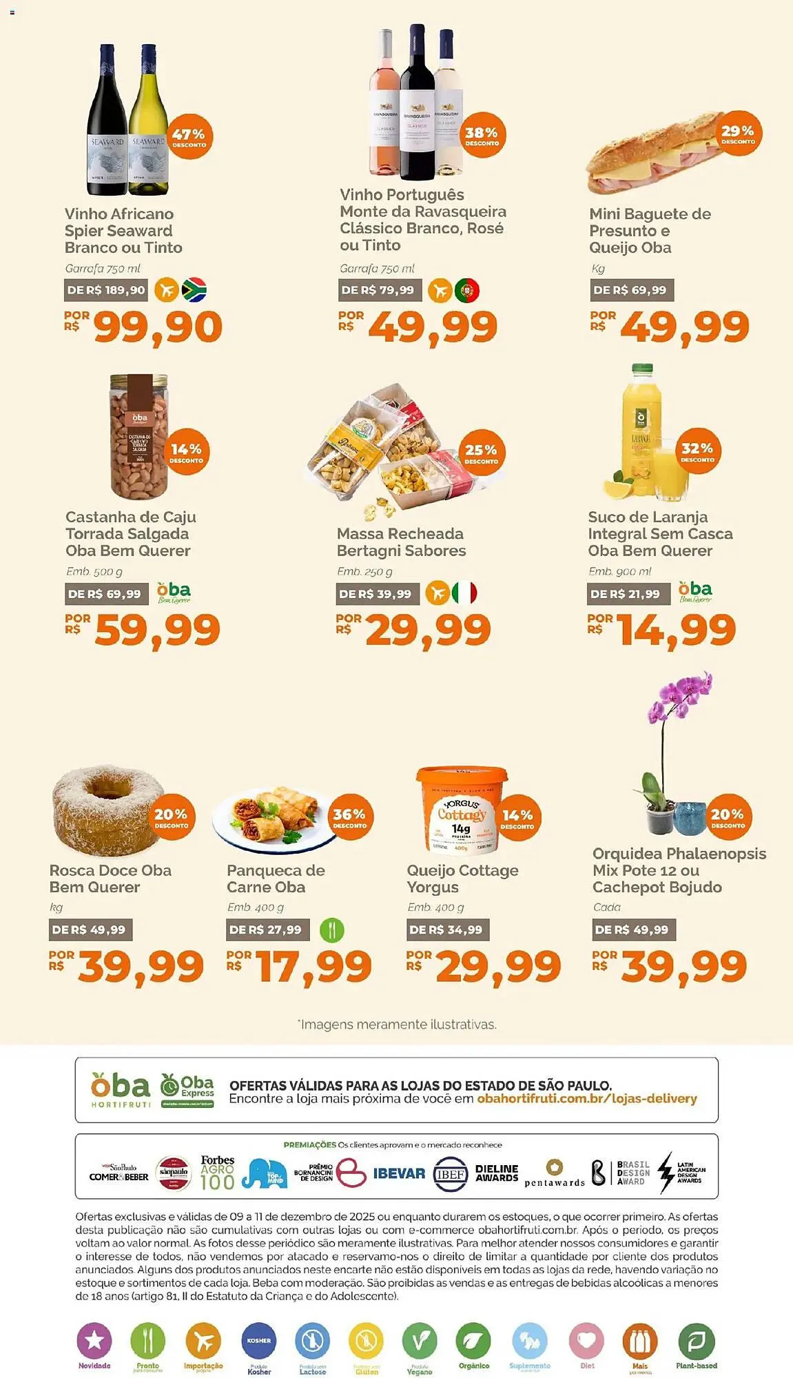Encarte de Folheto Oba Hortifruti 9 de dezembro até 11 de dezembro 2025 - Pagina 7