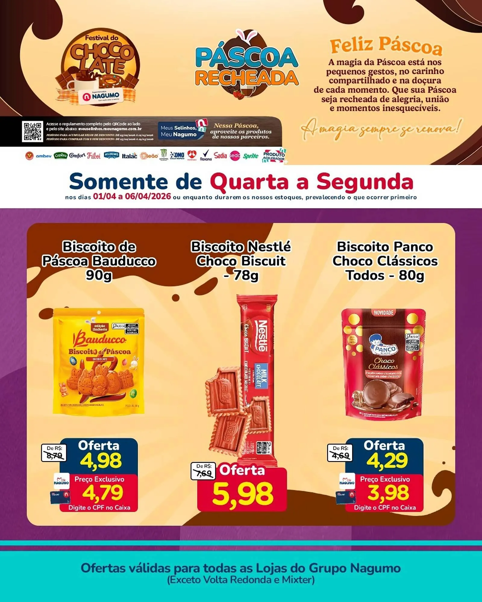 Encarte de Folheto Nagumo 4 de abril até 6 de abril 2026 - Pagina 1