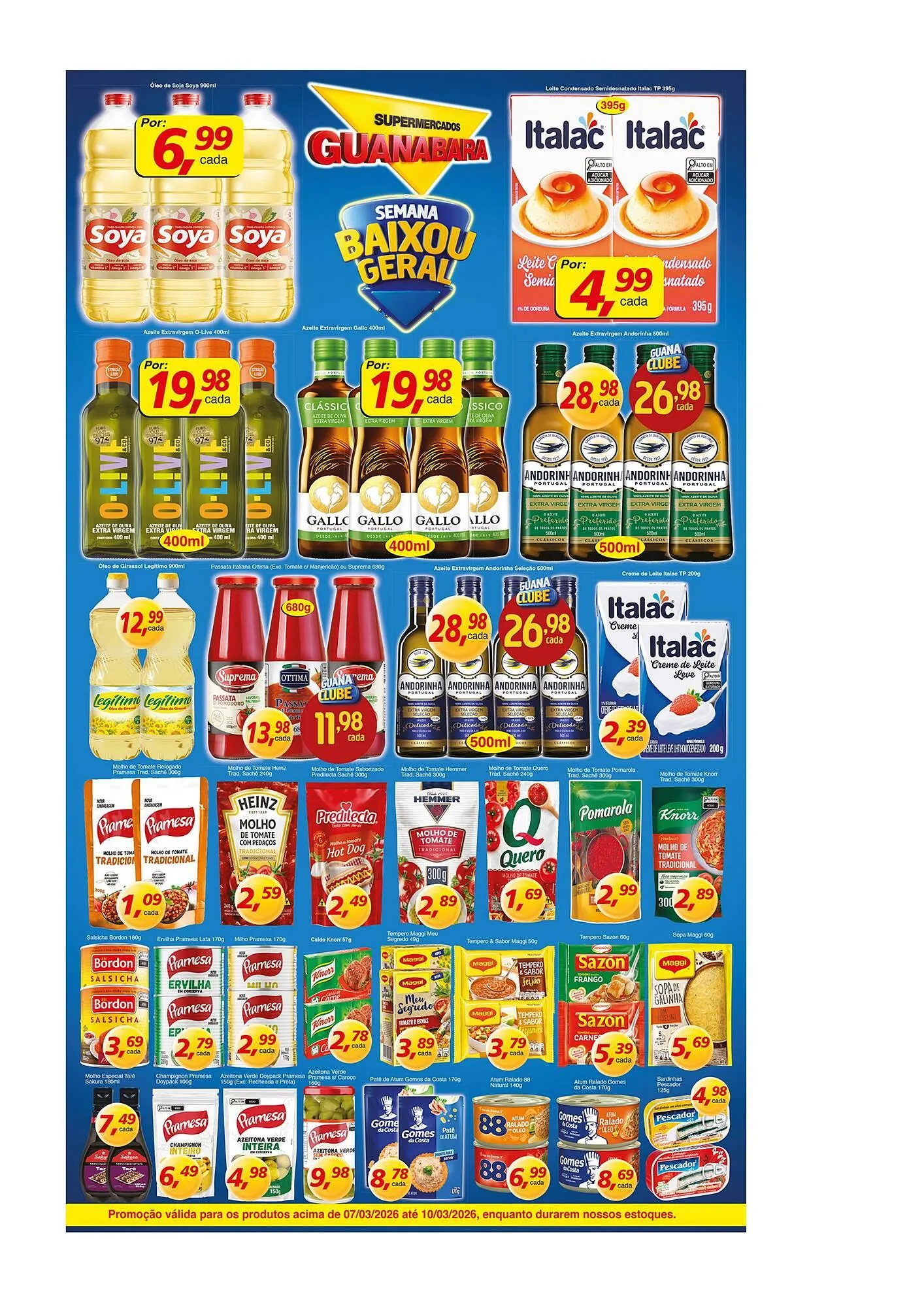 Encarte de Encarte Supermercados Guanabara 7 de março até 10 de março 2026 - Pagina 3