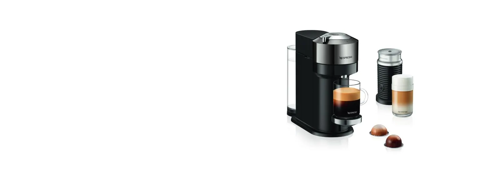 Vertuo Next Preto Cromado & Aeroccino 110V