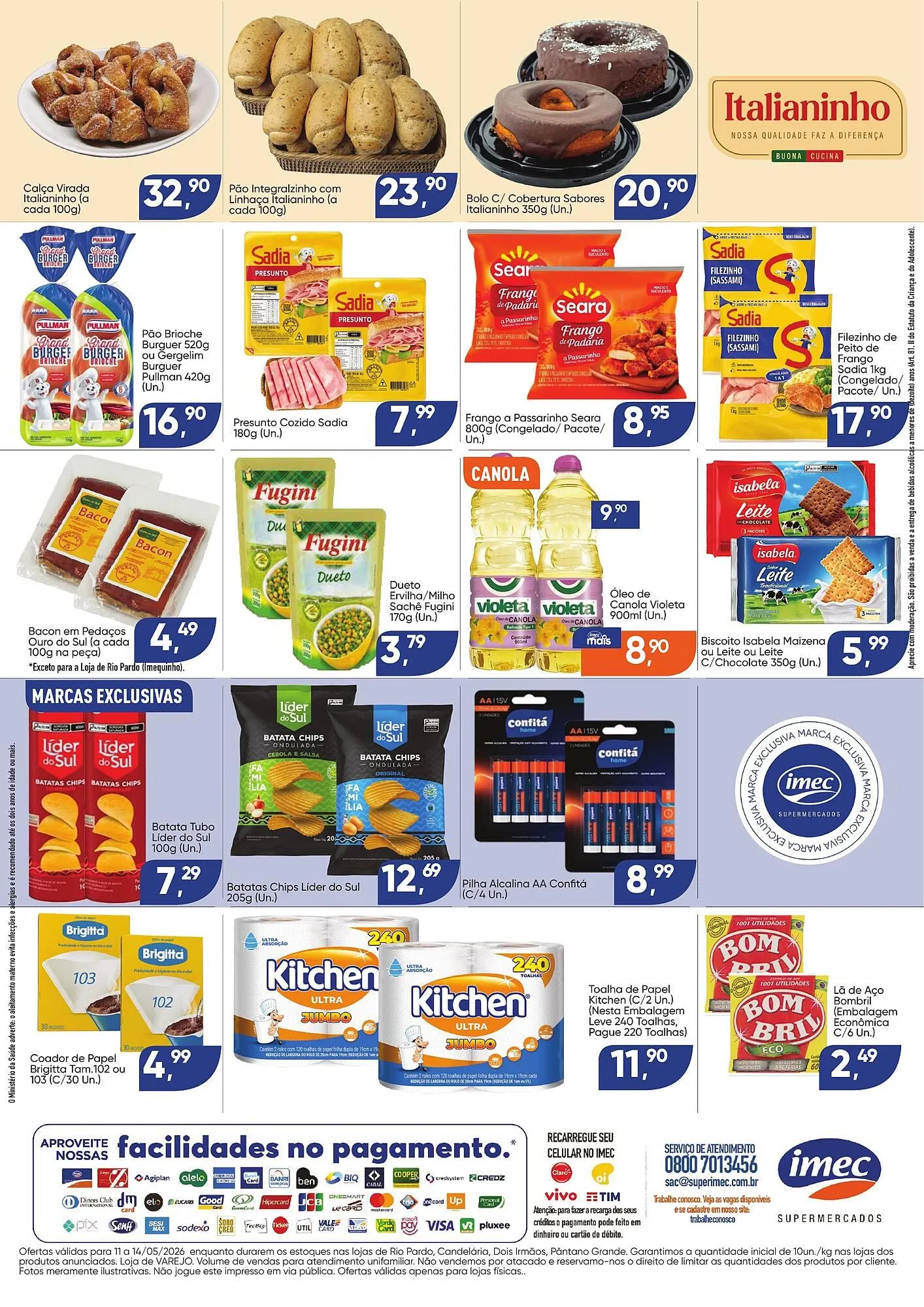 Encarte de Catálogo Imec Supermercados 12 de maio até 15 de maio 2026 - Pagina 2