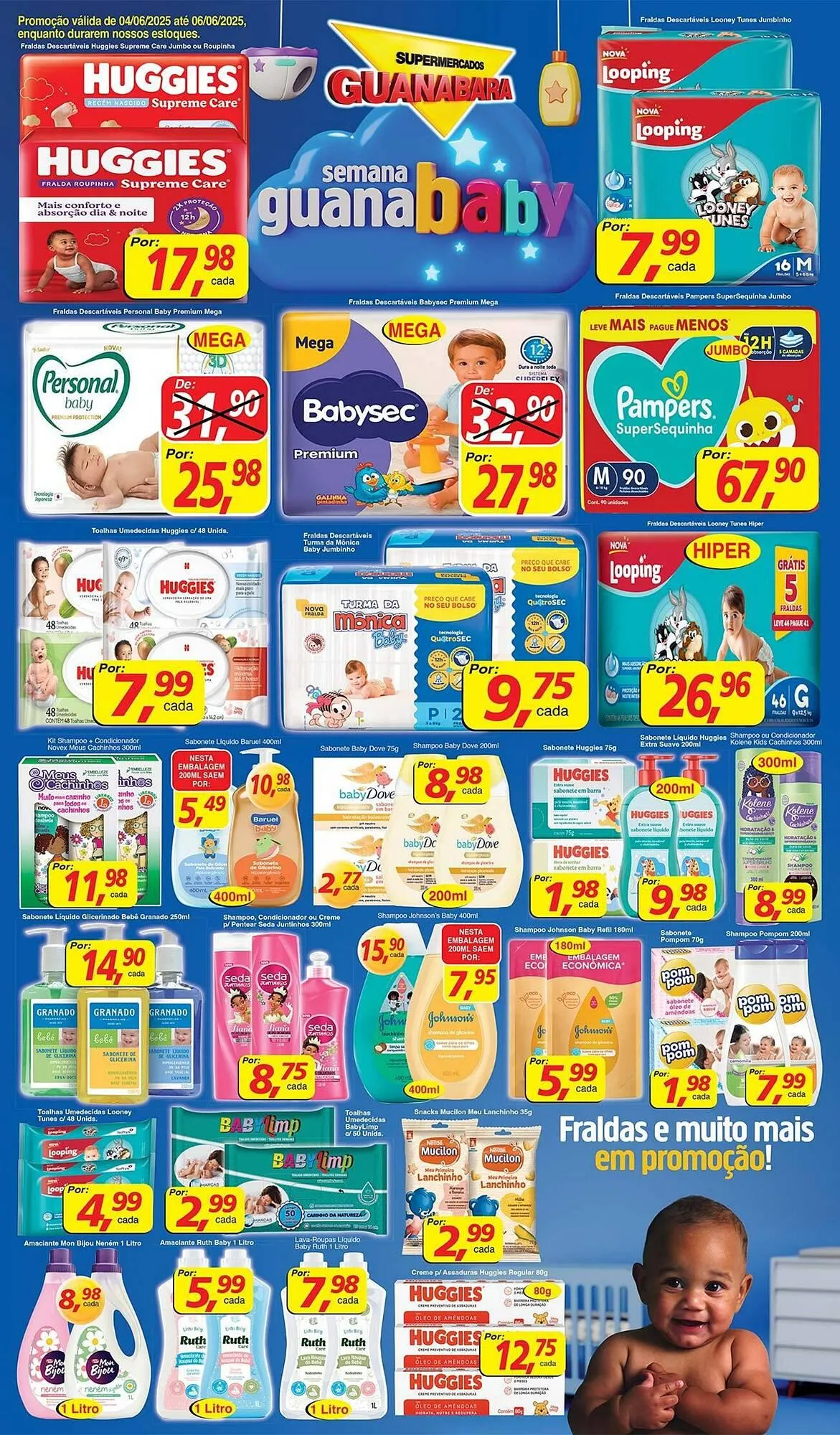 Encarte de Catálogo Supermercados Guanabara 4 de junho até 6 de junho 2025 - Pagina 12