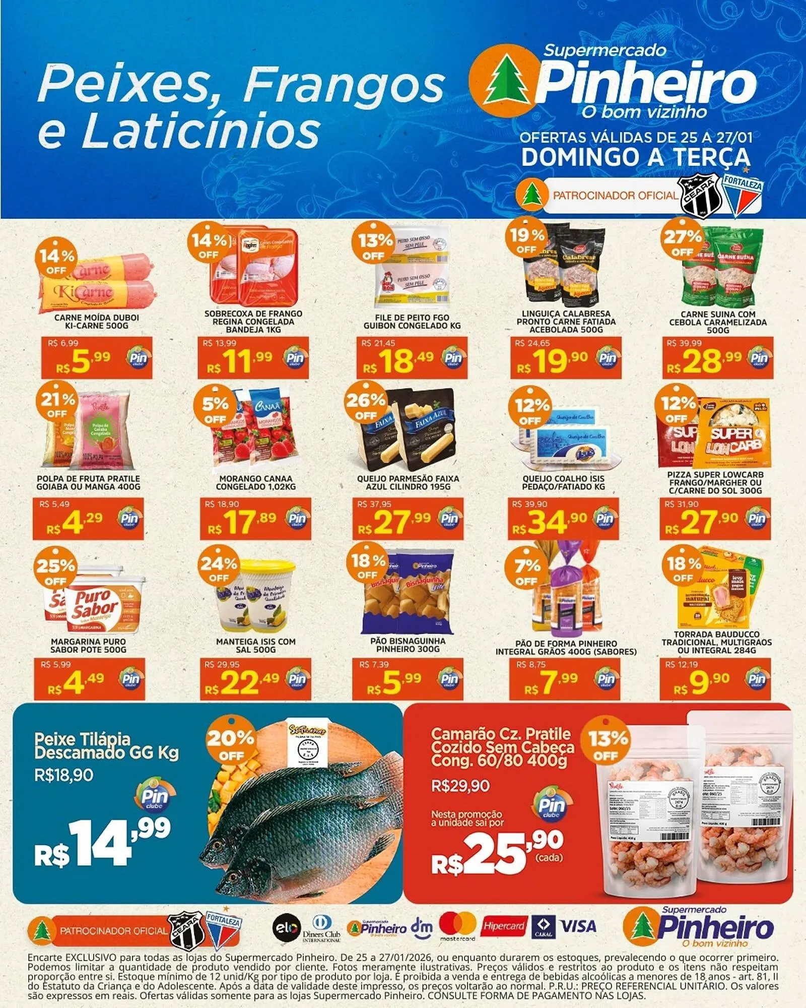 Encarte de Encarte Pinheiro Supermercado 25 de janeiro até 27 de janeiro 2026 - Pagina 3