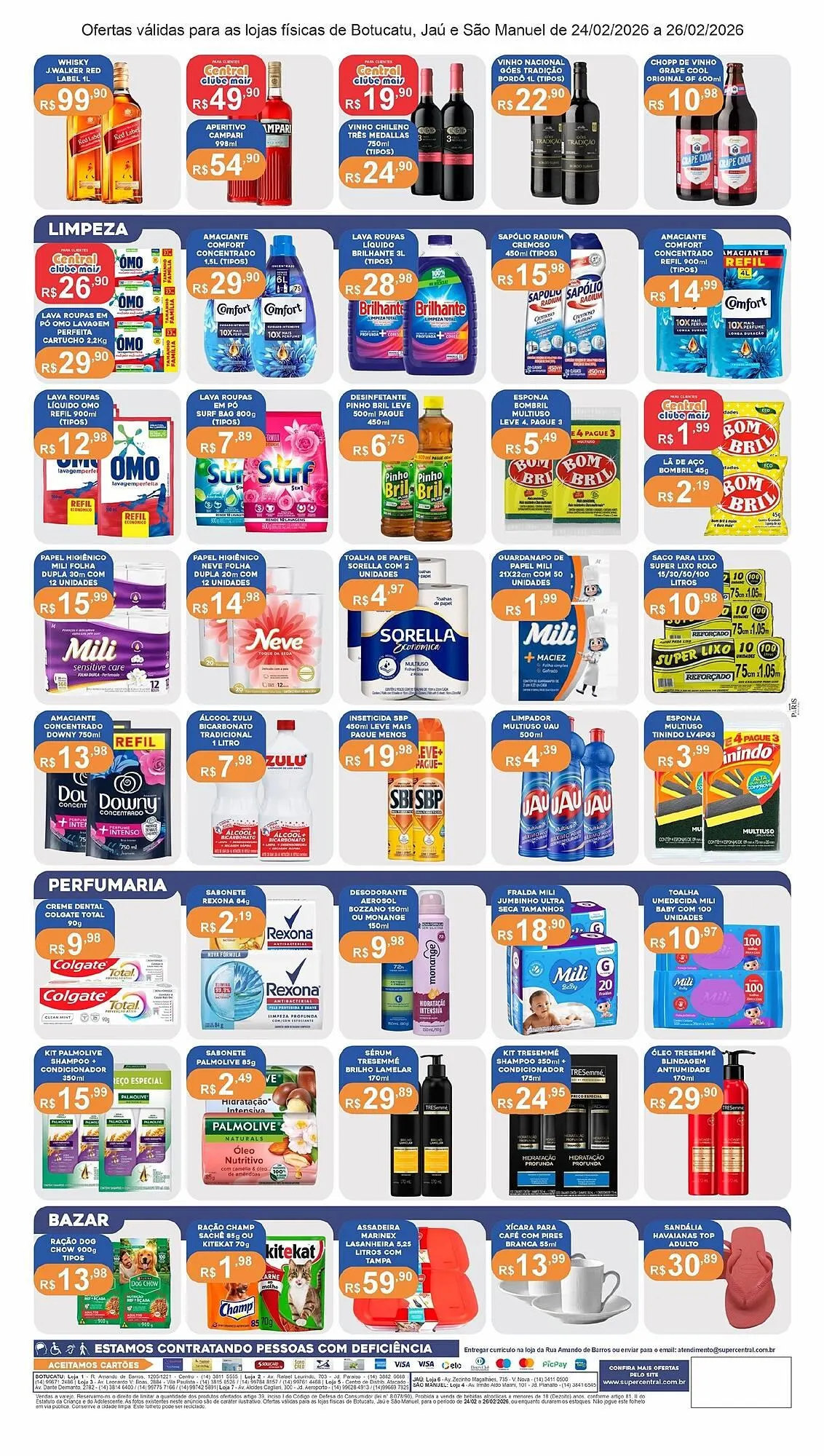 Encarte de Catálogo Central Supermercados 24 de fevereiro até 26 de fevereiro 2026 - Pagina 4