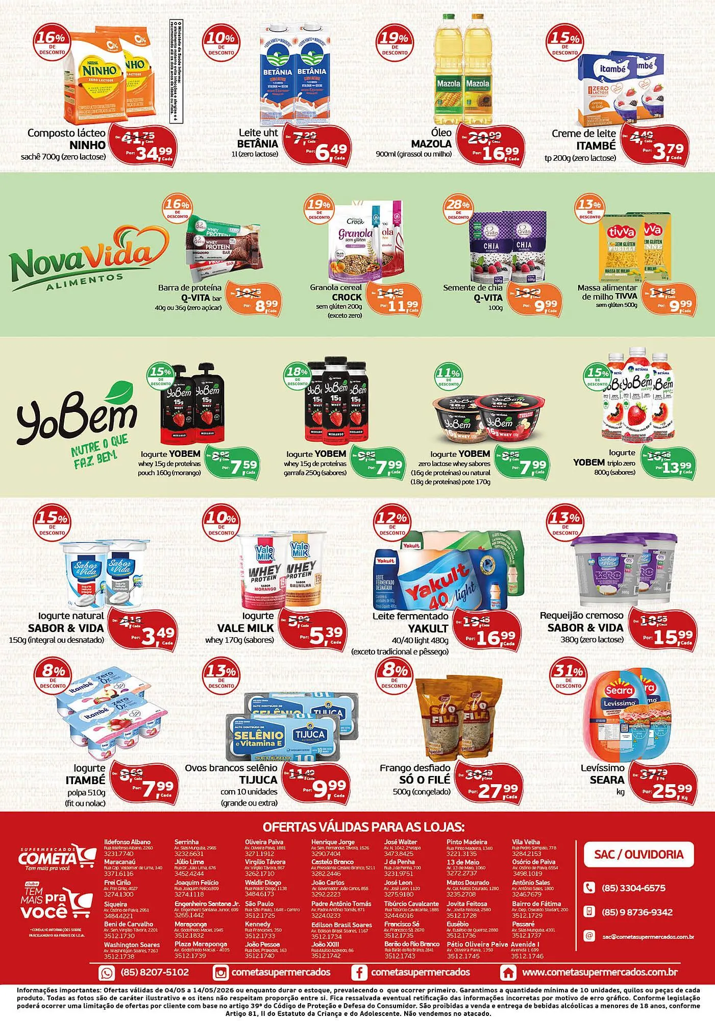 Encarte de Encarte Cometa Supermercados 4 de maio até 14 de maio 2026 - Pagina 2