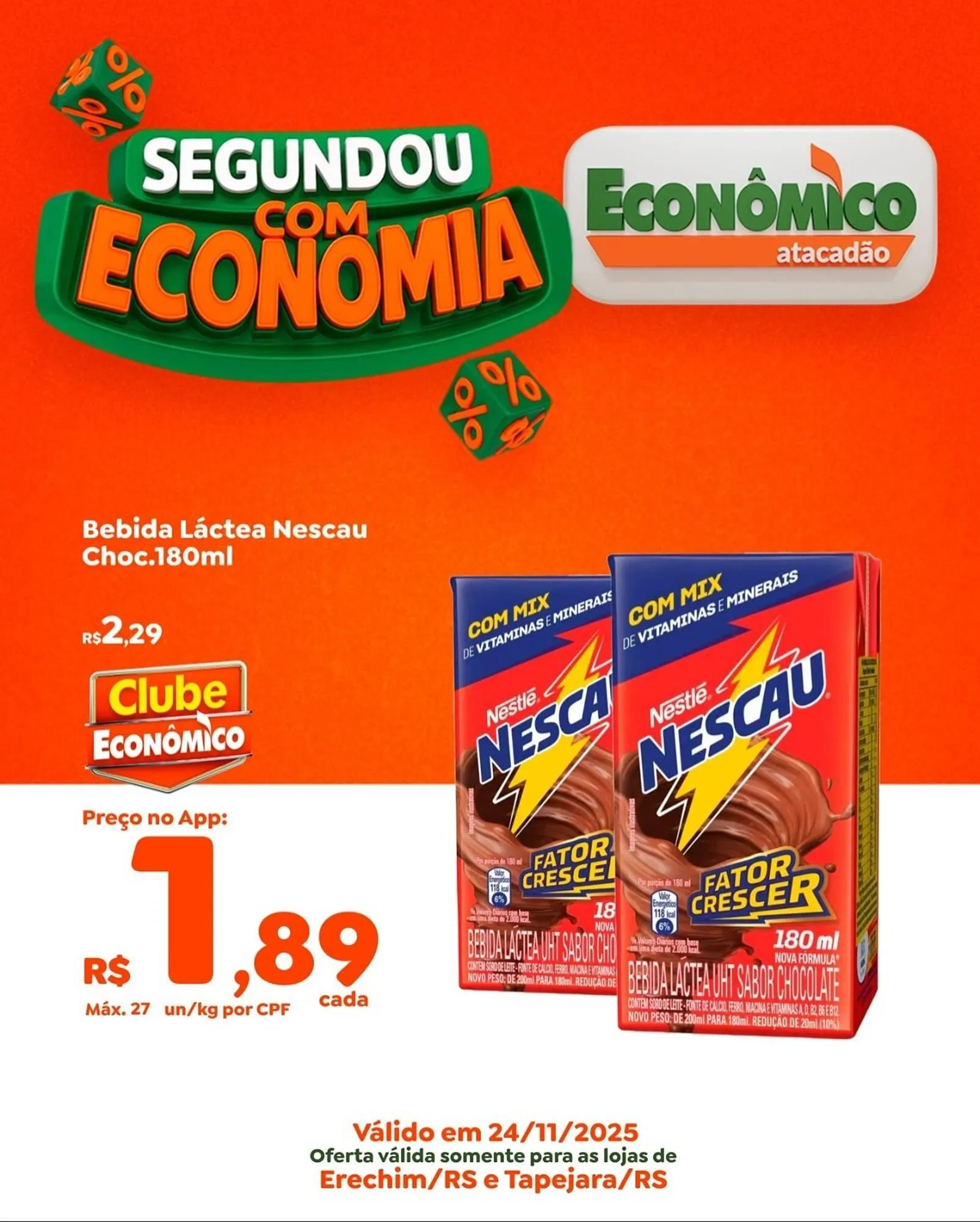 Encarte de Catálogo Econômico Atacadão 24 de novembro até 24 de novembro 2025 - Pagina 3