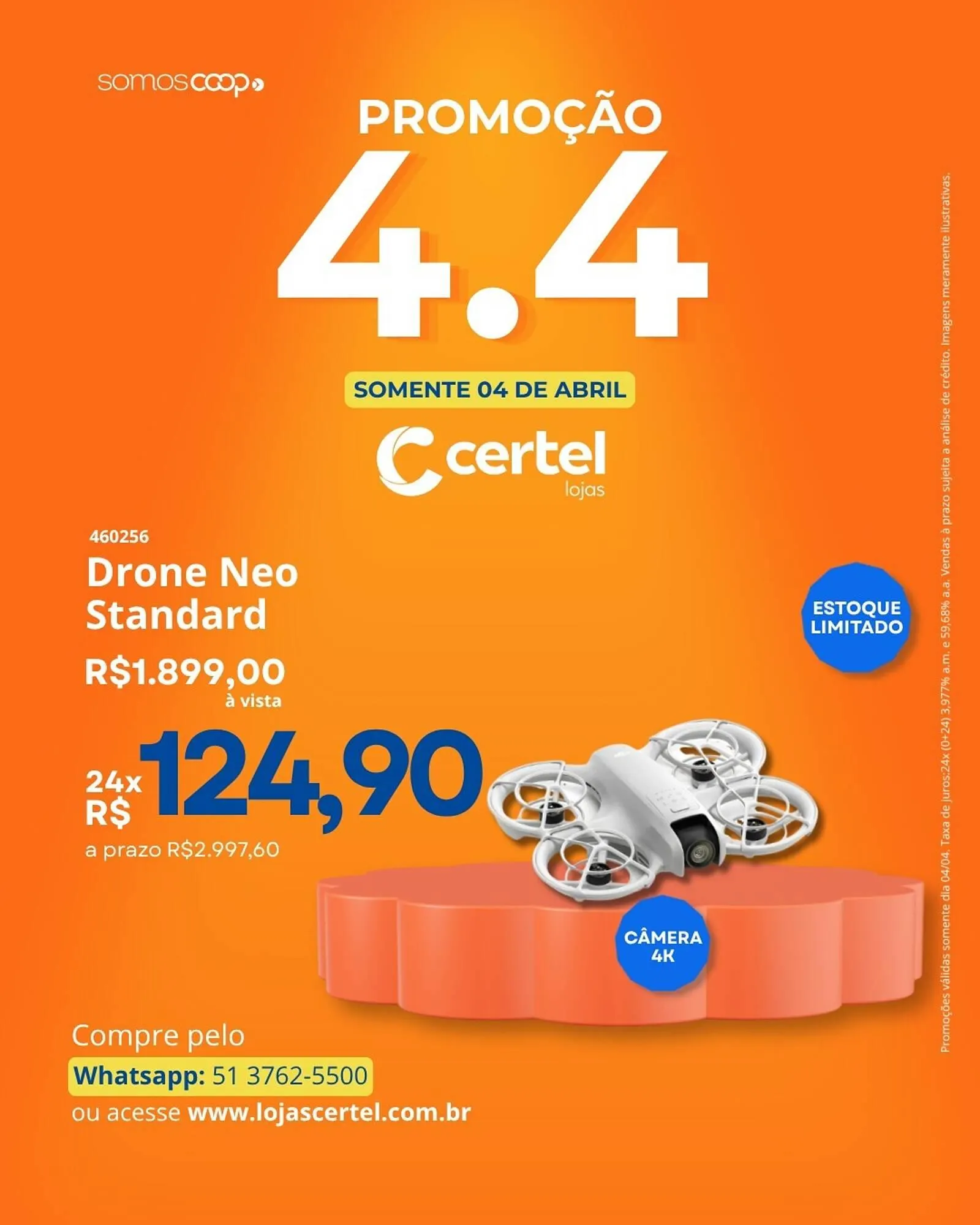 Encarte de Folheto Lojas Certel 5 de abril até 11 de abril 2026 - Pagina 1