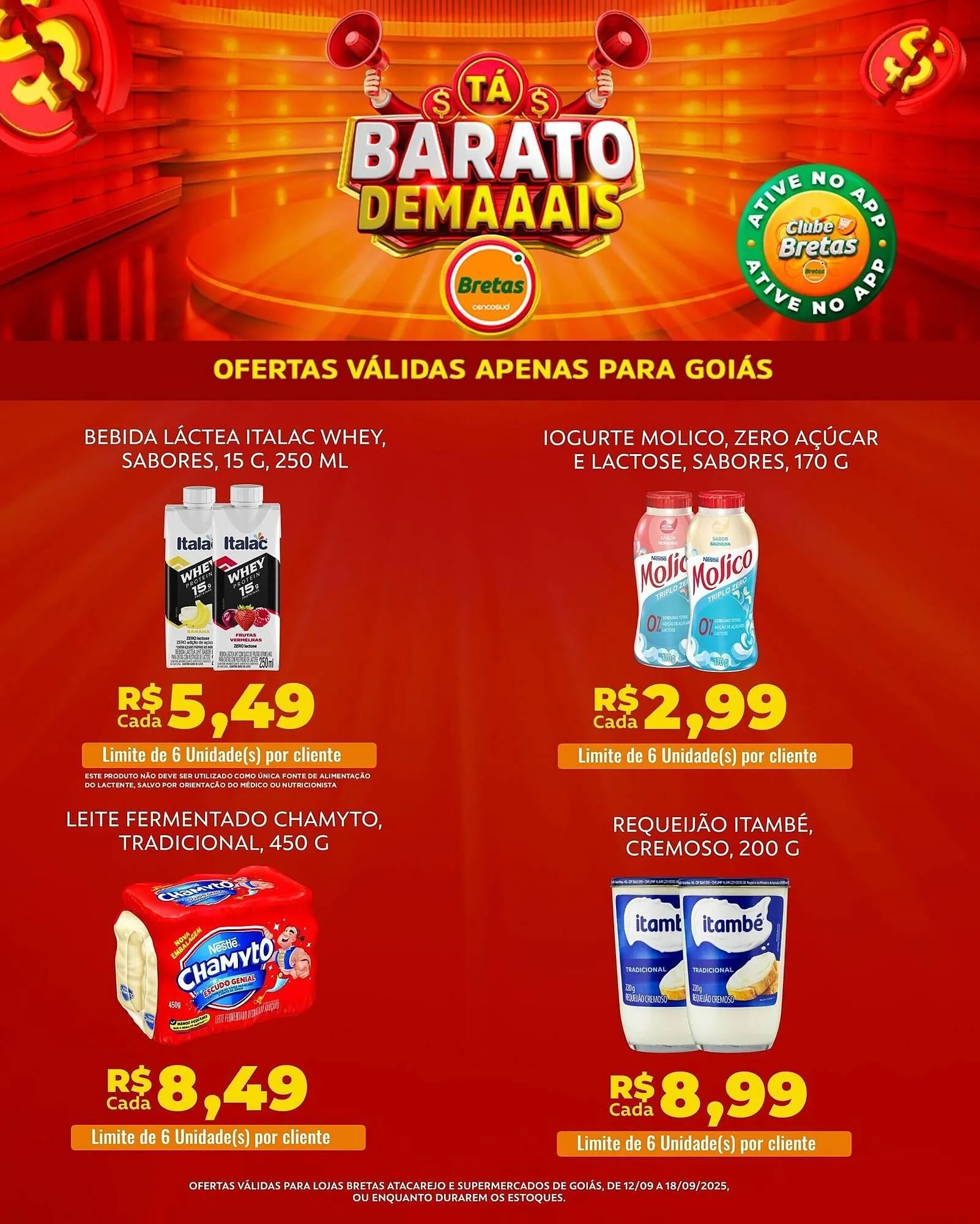 Encarte de Catálogo Supermercados Bretas 12 de setembro até 20 de setembro 2025 - Pagina 3