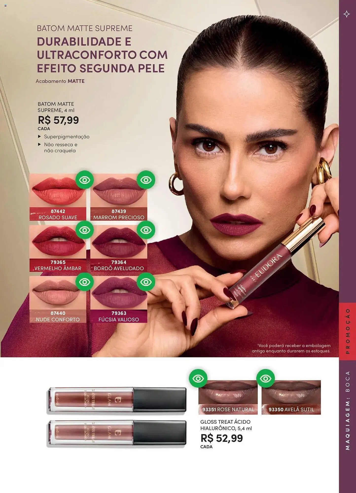 Encarte de Catálogo Eudora 23 de abril até 15 de junho 2026 - Pagina 73