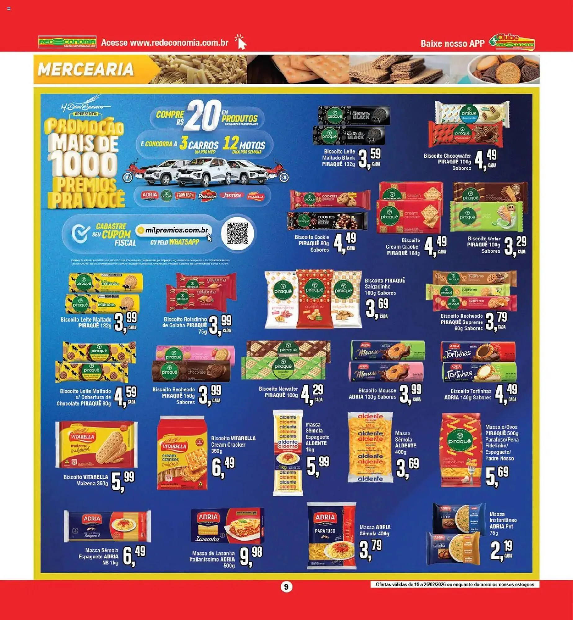 Encarte de Encarte Redeconomia 19 de fevereiro até 26 de fevereiro 2026 - Pagina 9