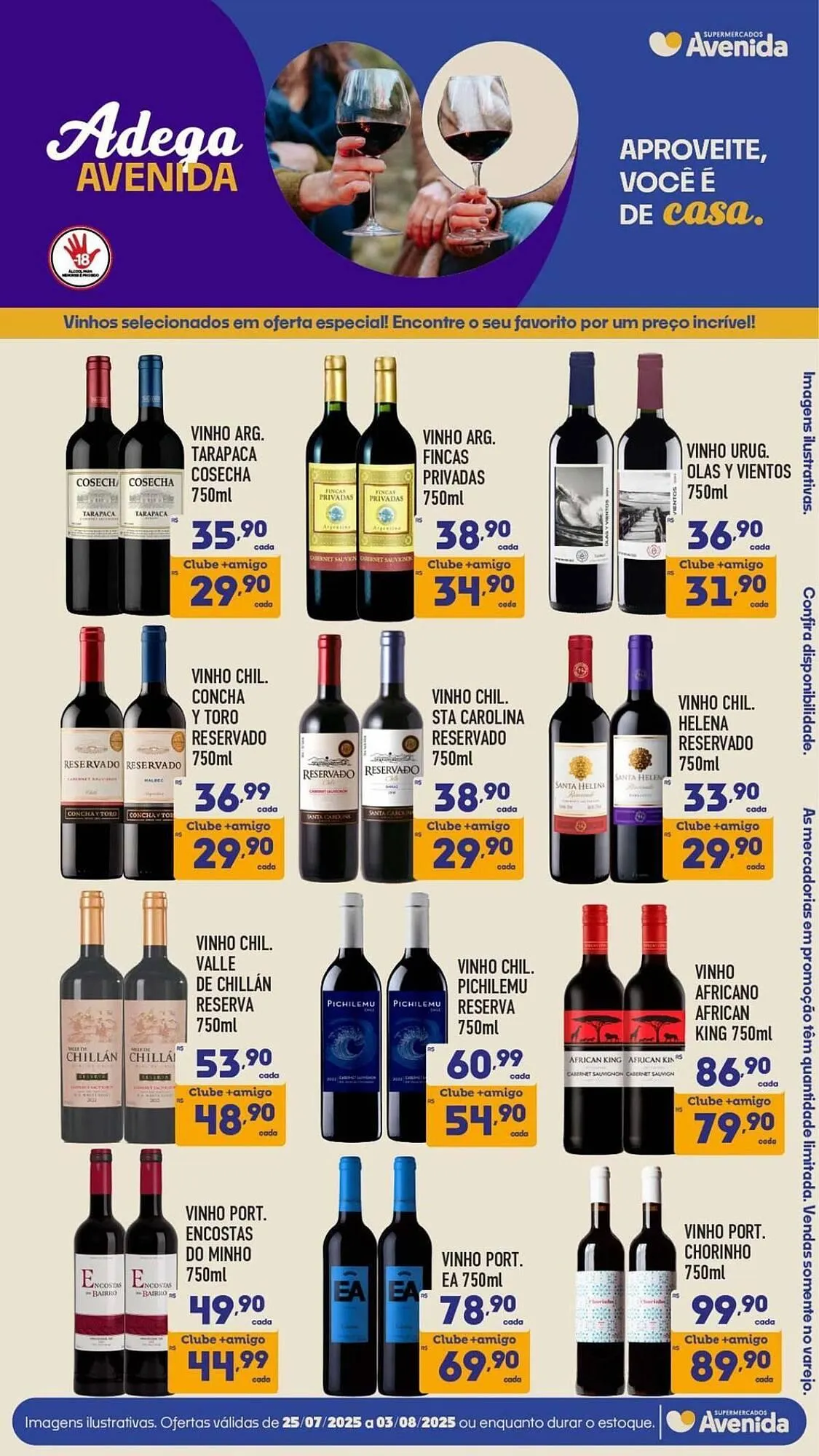 Encarte de Catálogo Supermercados Avenida 25 de julho até 3 de agosto 2025 - Pagina 3