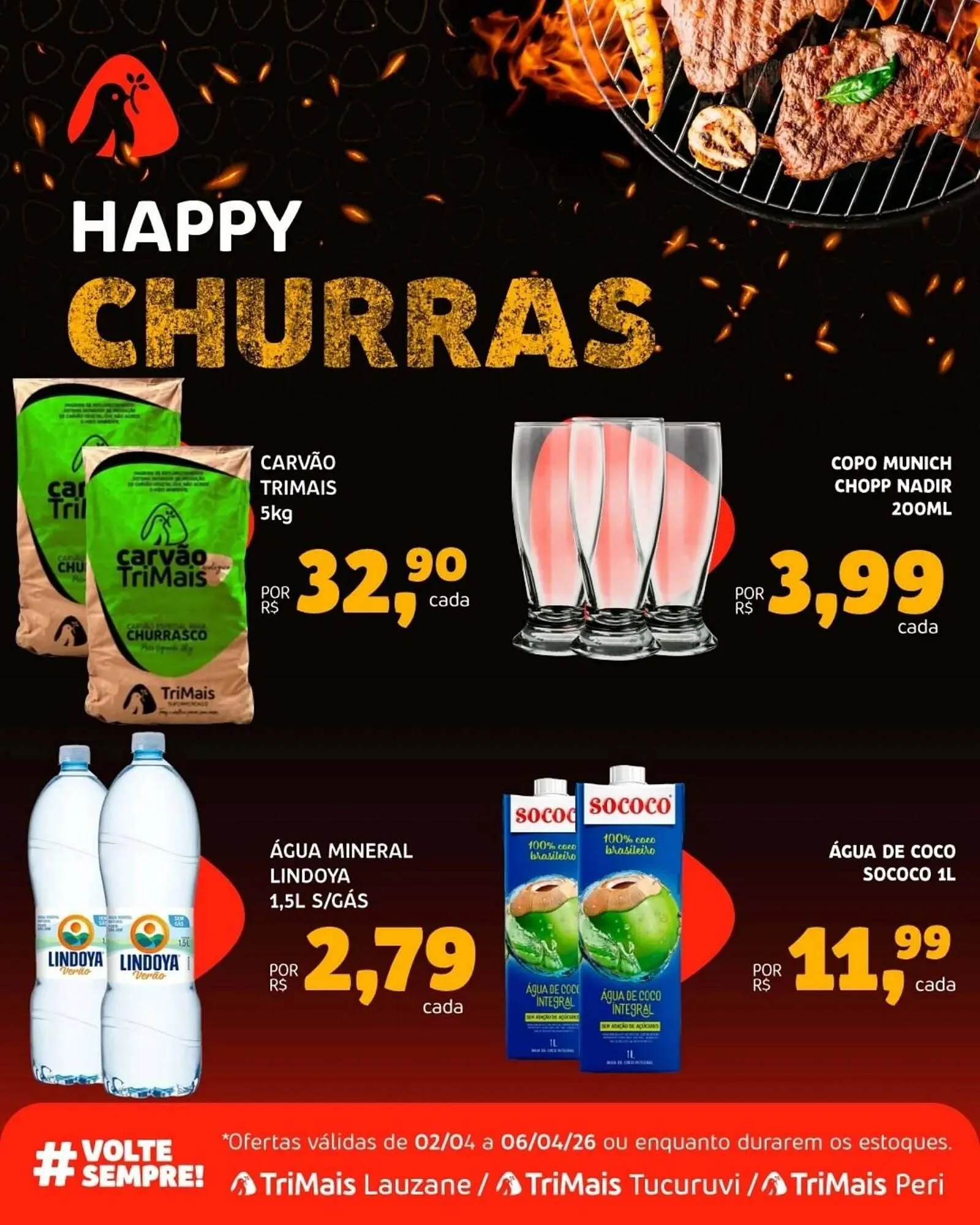 Encarte de Catálogo Trimais Supermercado 2 de abril até 6 de abril 2026 - Pagina 3