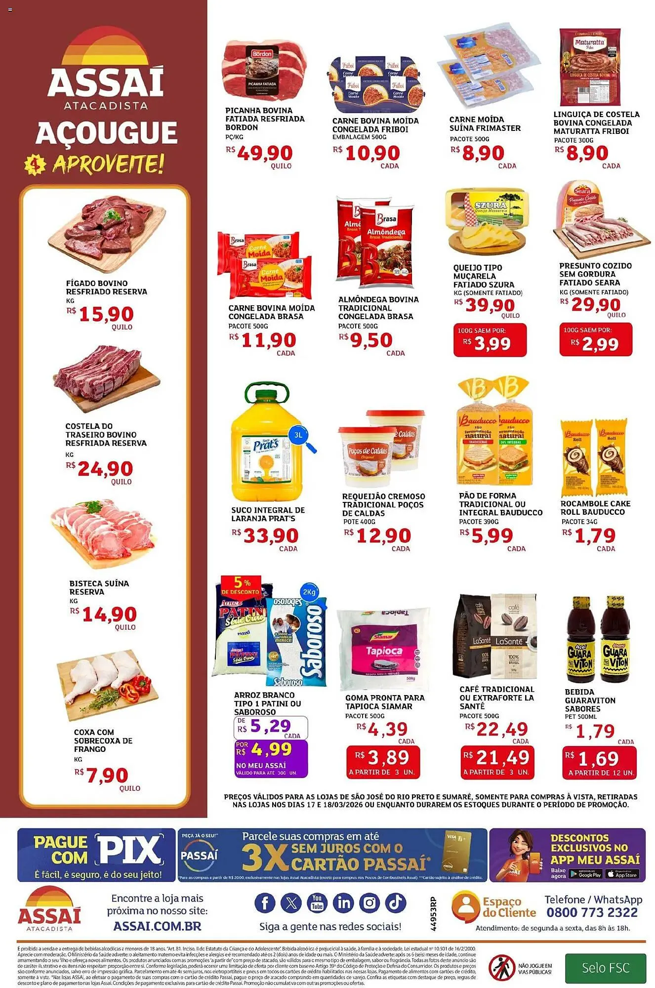Encarte de Encarte Assaí Atacadista 17 de março até 18 de março 2026 - Pagina 2