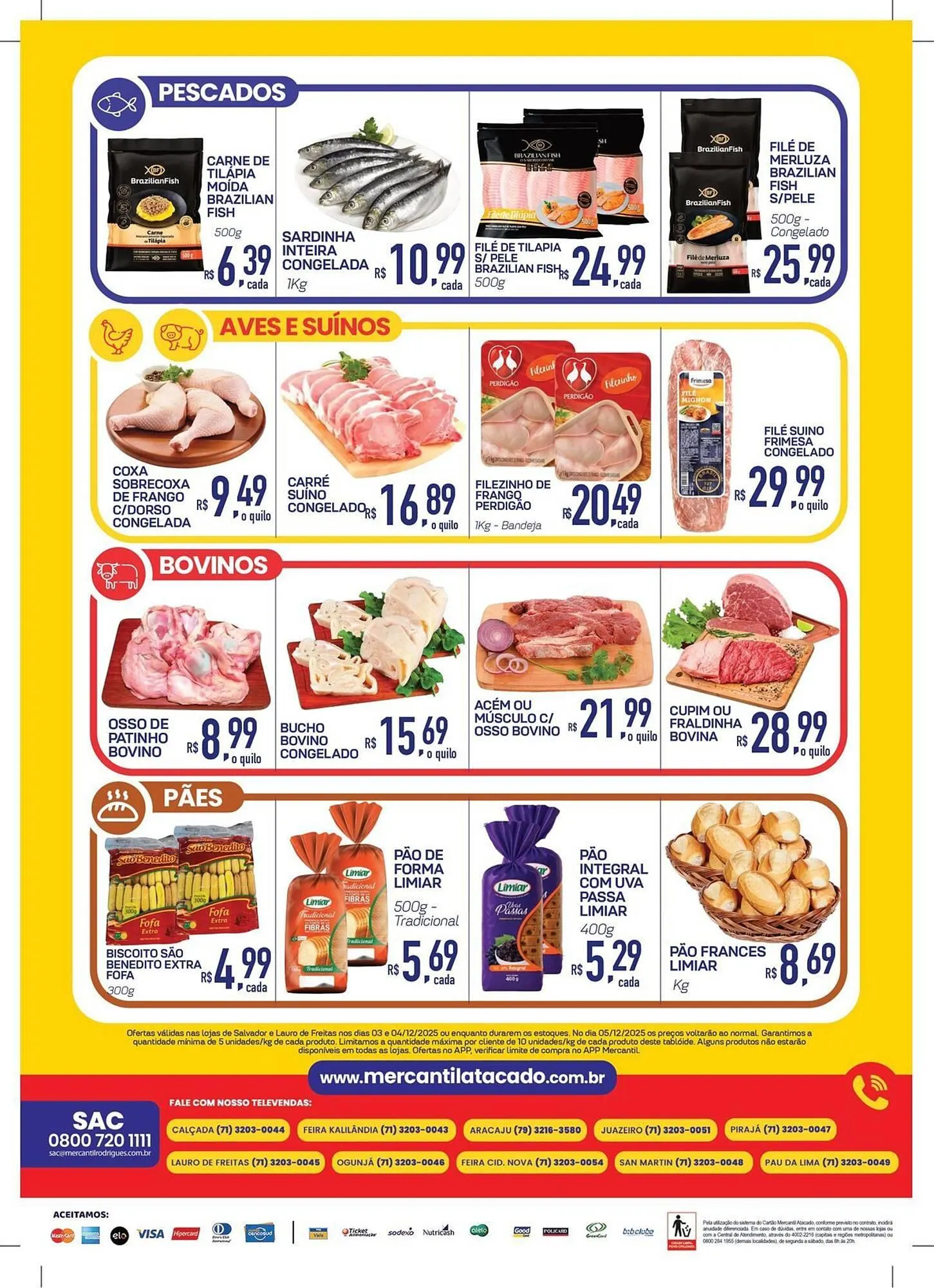 Encarte de Folheto Mercantil Rodrigues 3 de dezembro até 4 de dezembro 2025 - Pagina 2