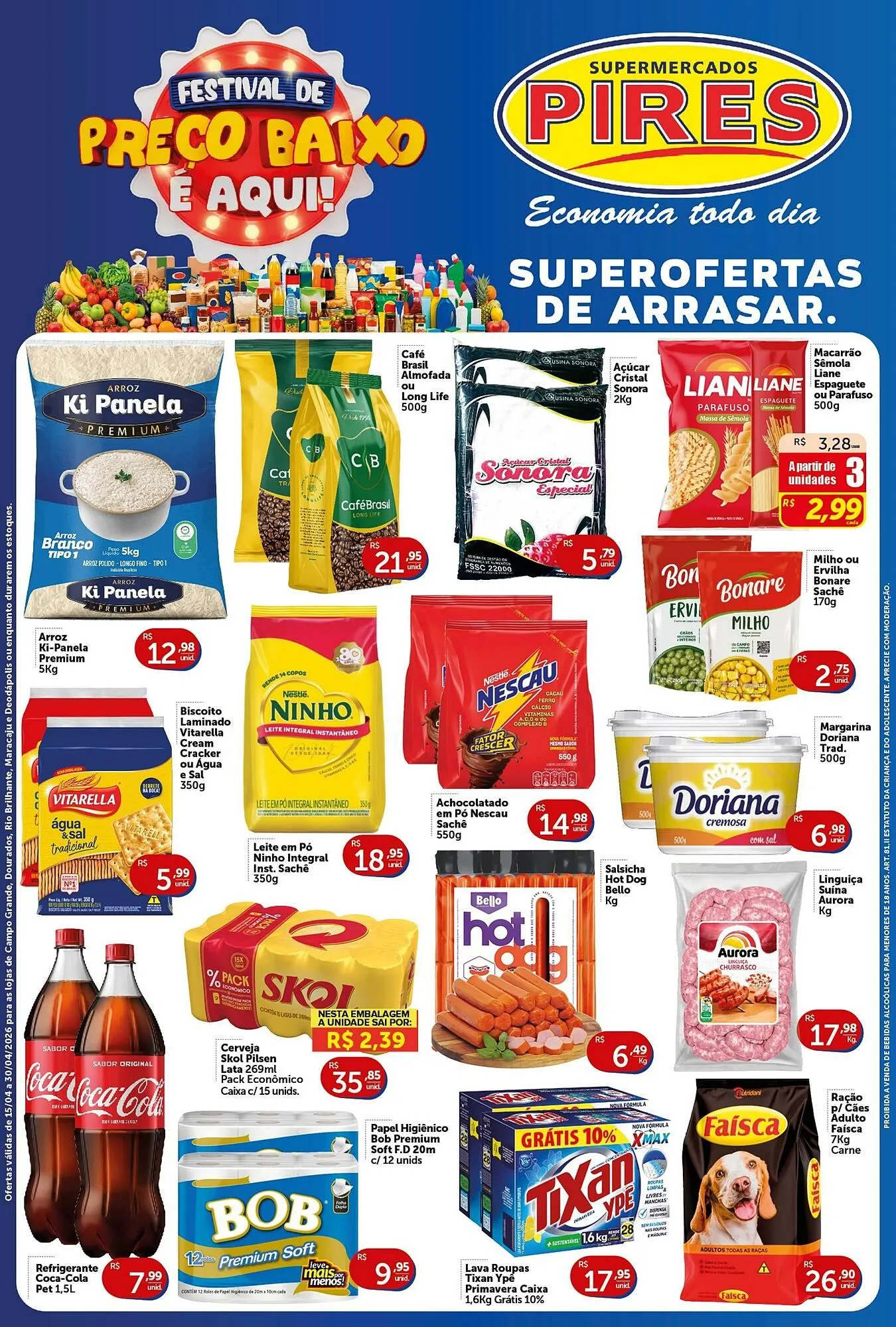 Encarte de Tabloide Pires 17 de abril até 30 de abril 2026 - Pagina 1