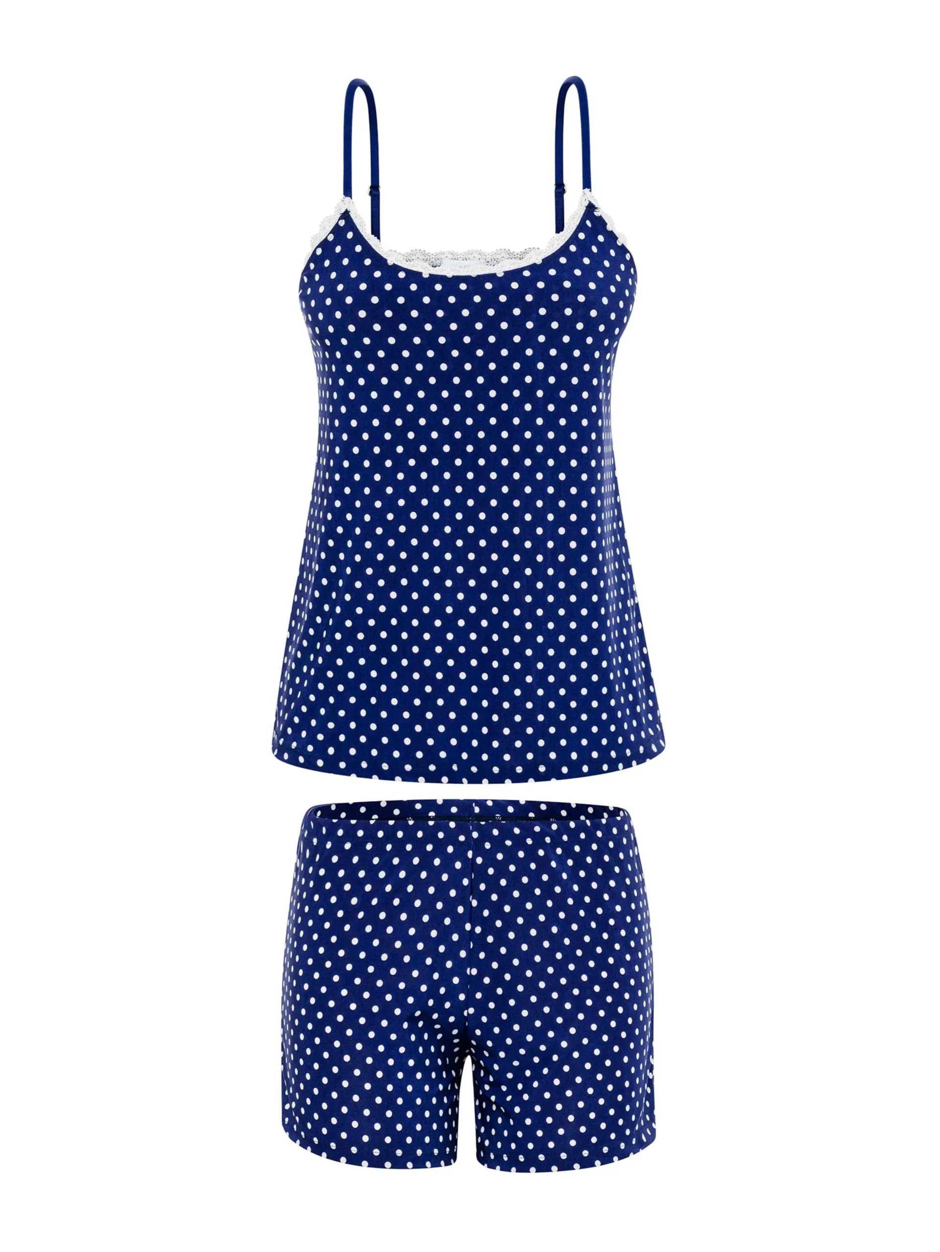 Short Doll Alças Laura Dots