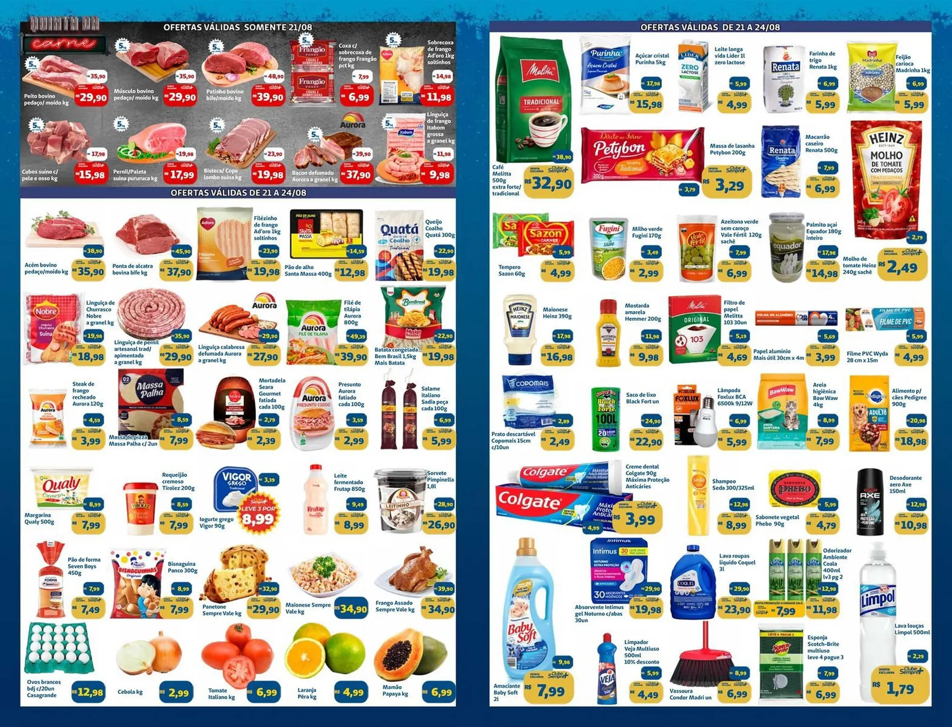 Encarte de Catálogo Sempre Vale Supermercados 21 de agosto até 24 de agosto 2025 - Pagina 2
