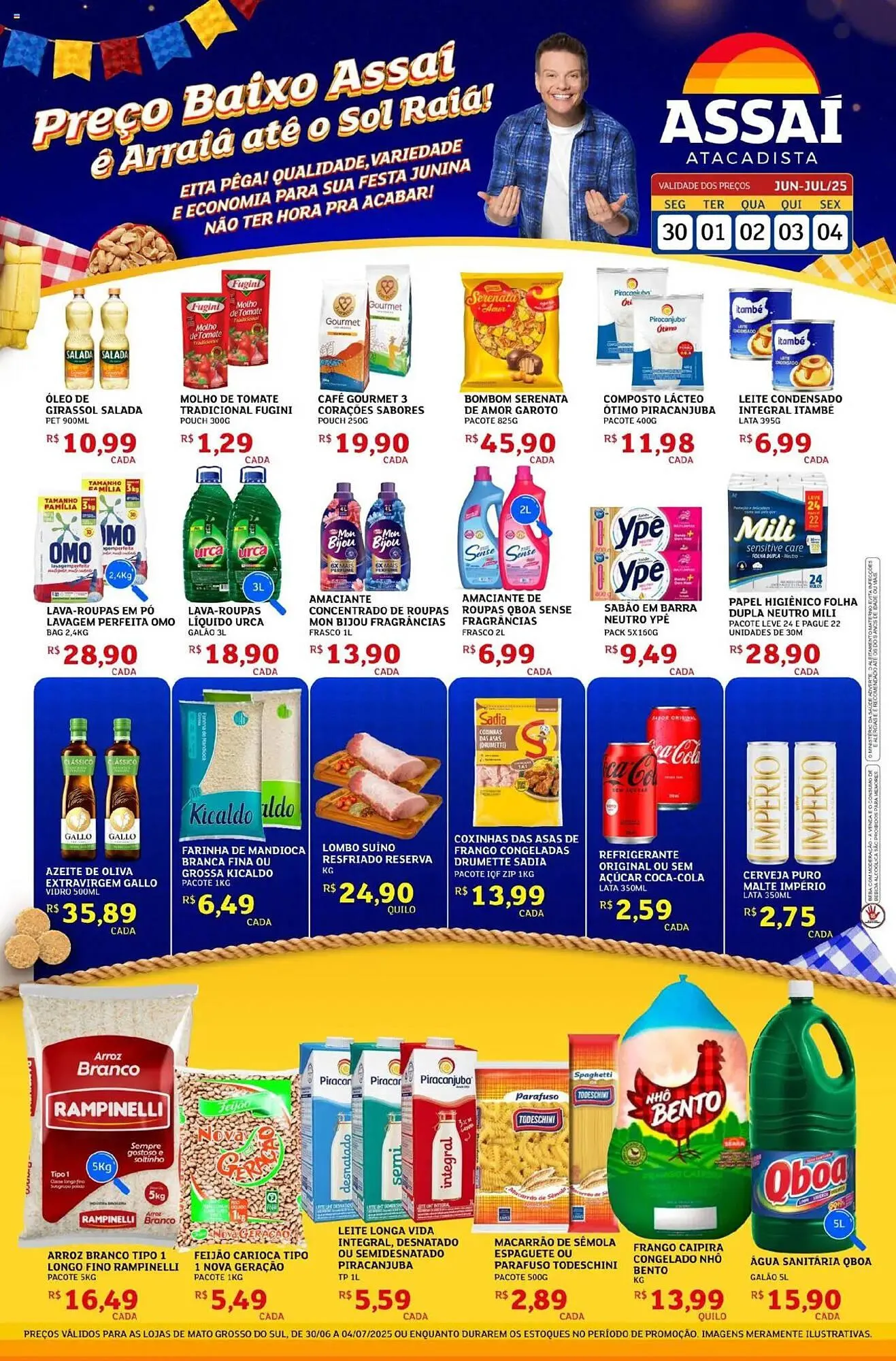 Encarte de Catálogo Assaí Atacadista 30 de junho até 4 de julho 2025 - Pagina 1
