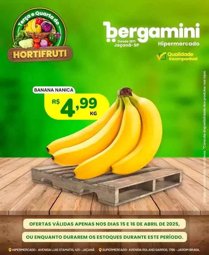 Encarte de Encarte Supermercado Bergamini 15 de abril até 16 de abril 2025 - Pagina 2