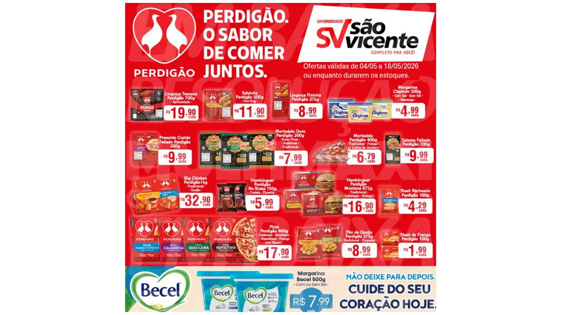 Encarte de Catálogo Supermercados São Vicente 4 de maio até 18 de maio 2026 - Pagina 1