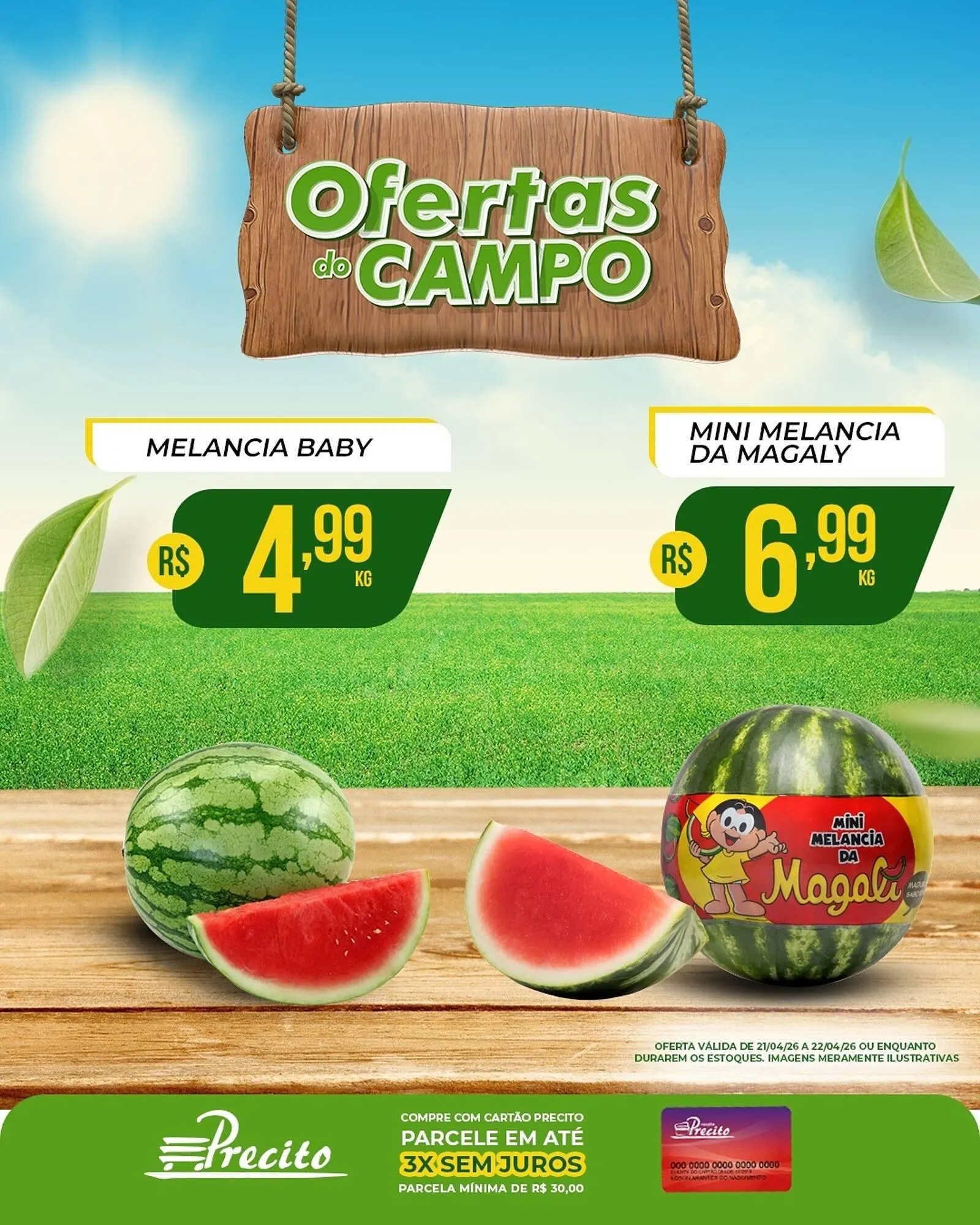 Encarte de Catálogo Supermercado Precito 21 de abril até 22 de abril 2026 - Pagina 1