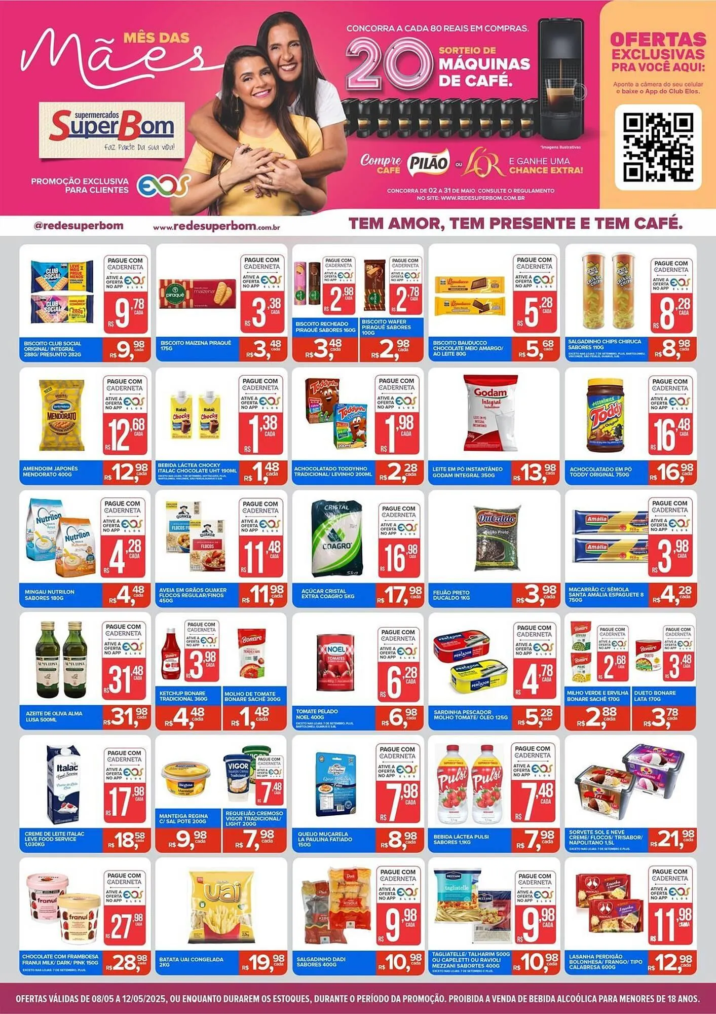 Encarte de Catálogo Super Bom 8 de maio até 12 de maio 2025 - Pagina 1