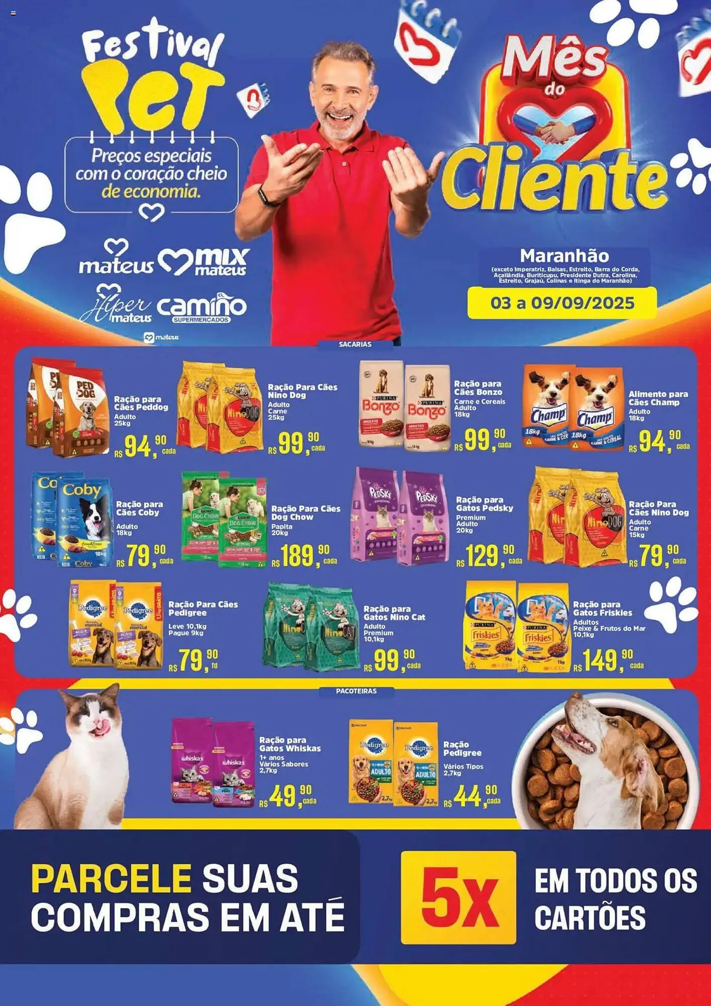 Encarte de Catálogo Supermercados Mateus 3 de setembro até 10 de setembro 2025 - Pagina 1
