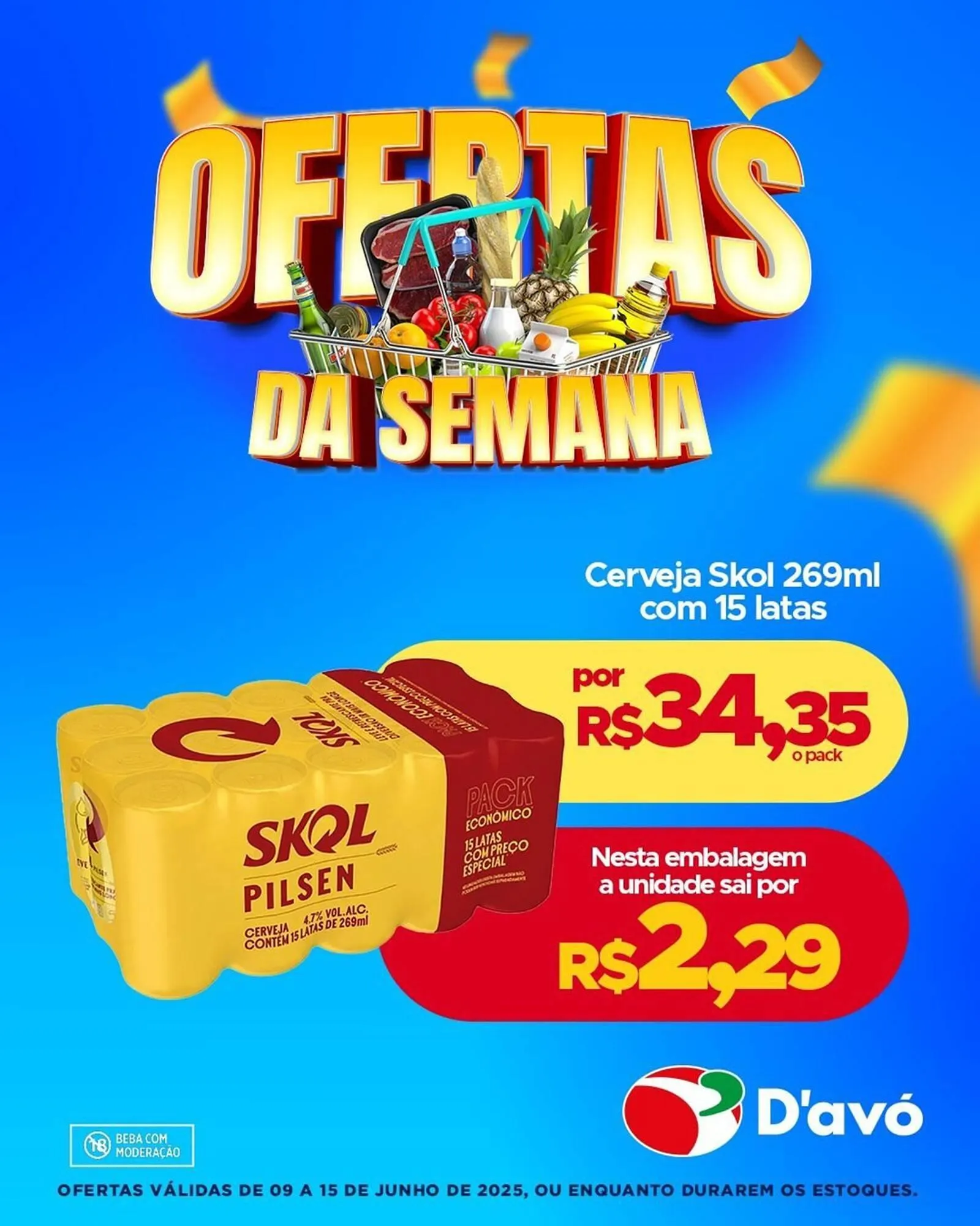 Encarte de Catálogo D'avó Supermercado 9 de junho até 15 de junho 2025 - Pagina 1