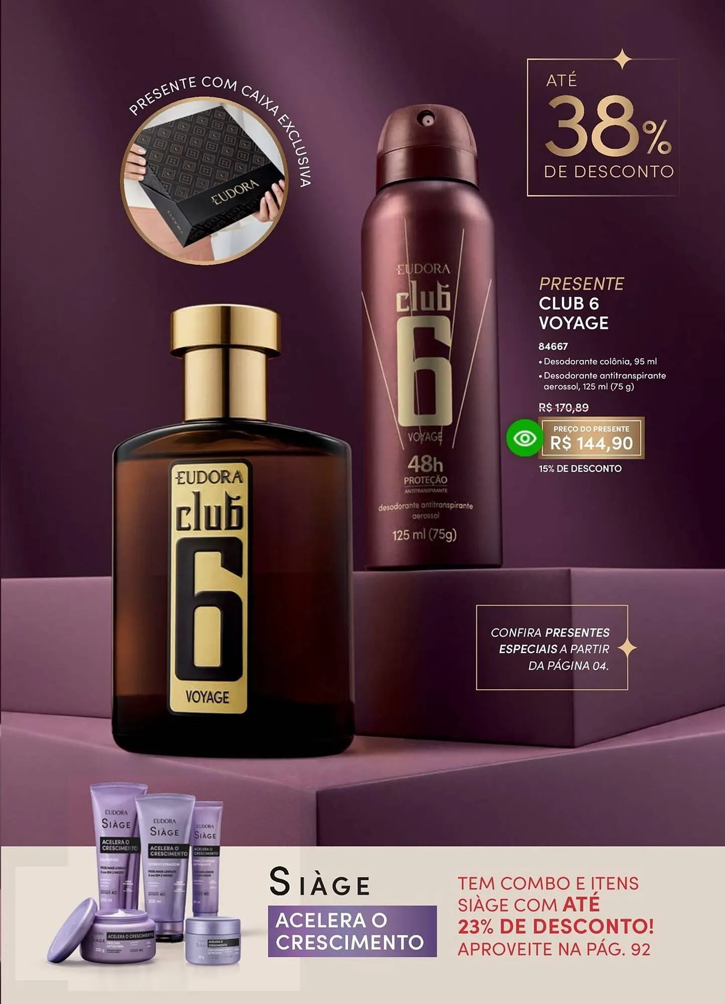 Encarte de Catálogo Eudora 23 de abril até 30 de junho 2025 - Pagina 5