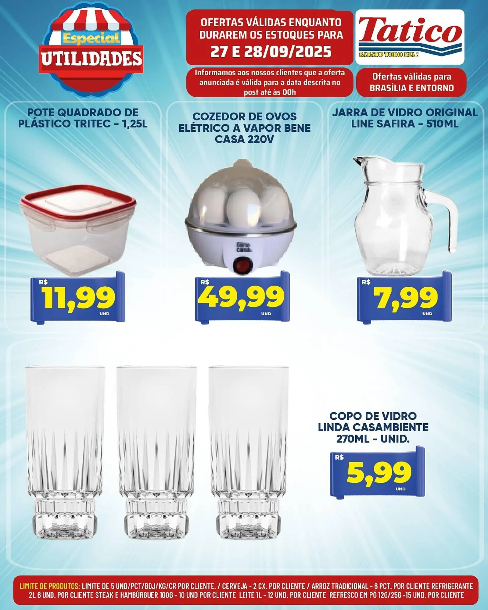 Encarte de Tabloide Tatico 27 de setembro até 28 de setembro 2025 - Pagina 3