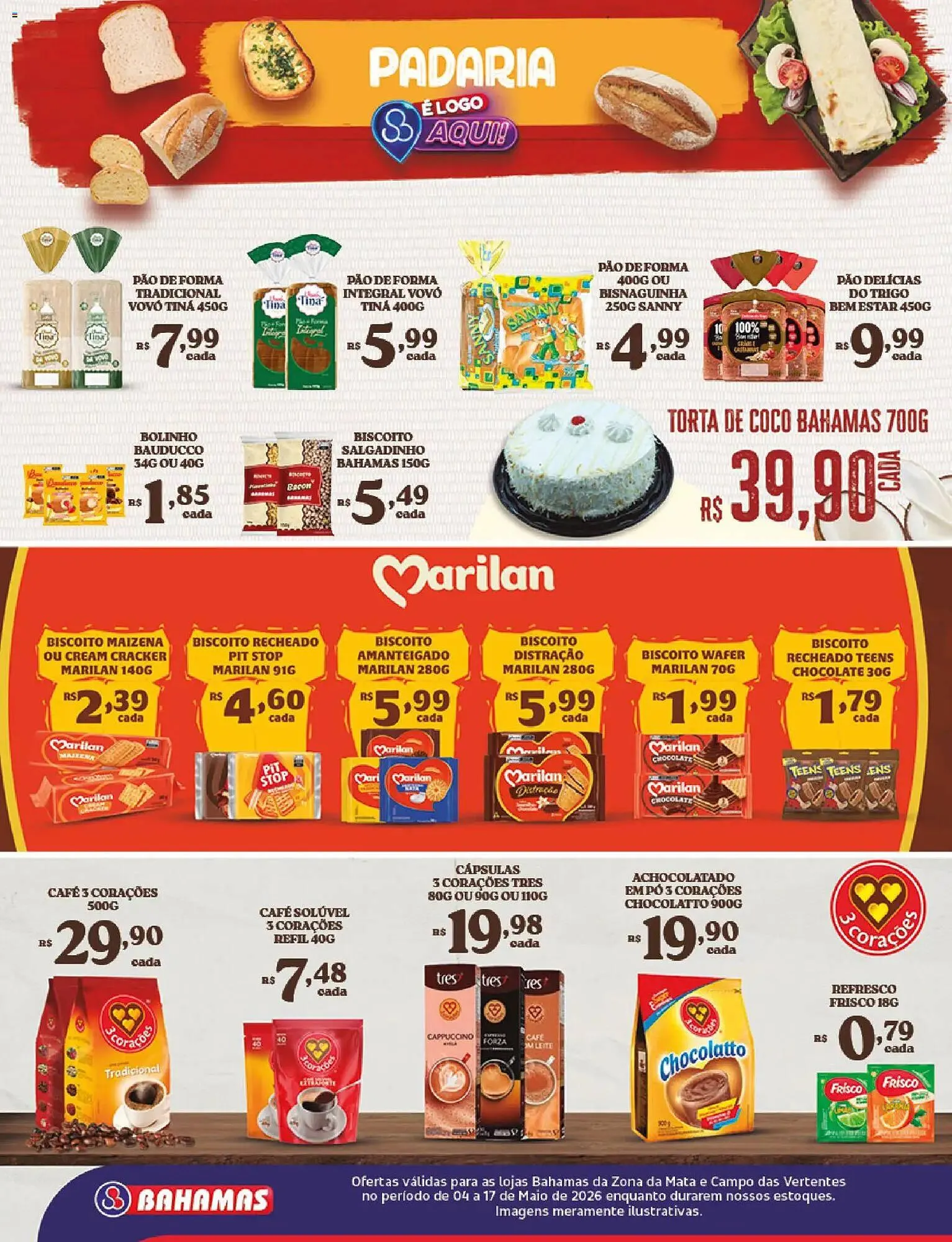 Encarte de Catálogo Bahamas Supermercados 4 de maio até 18 de maio 2026 - Pagina 4