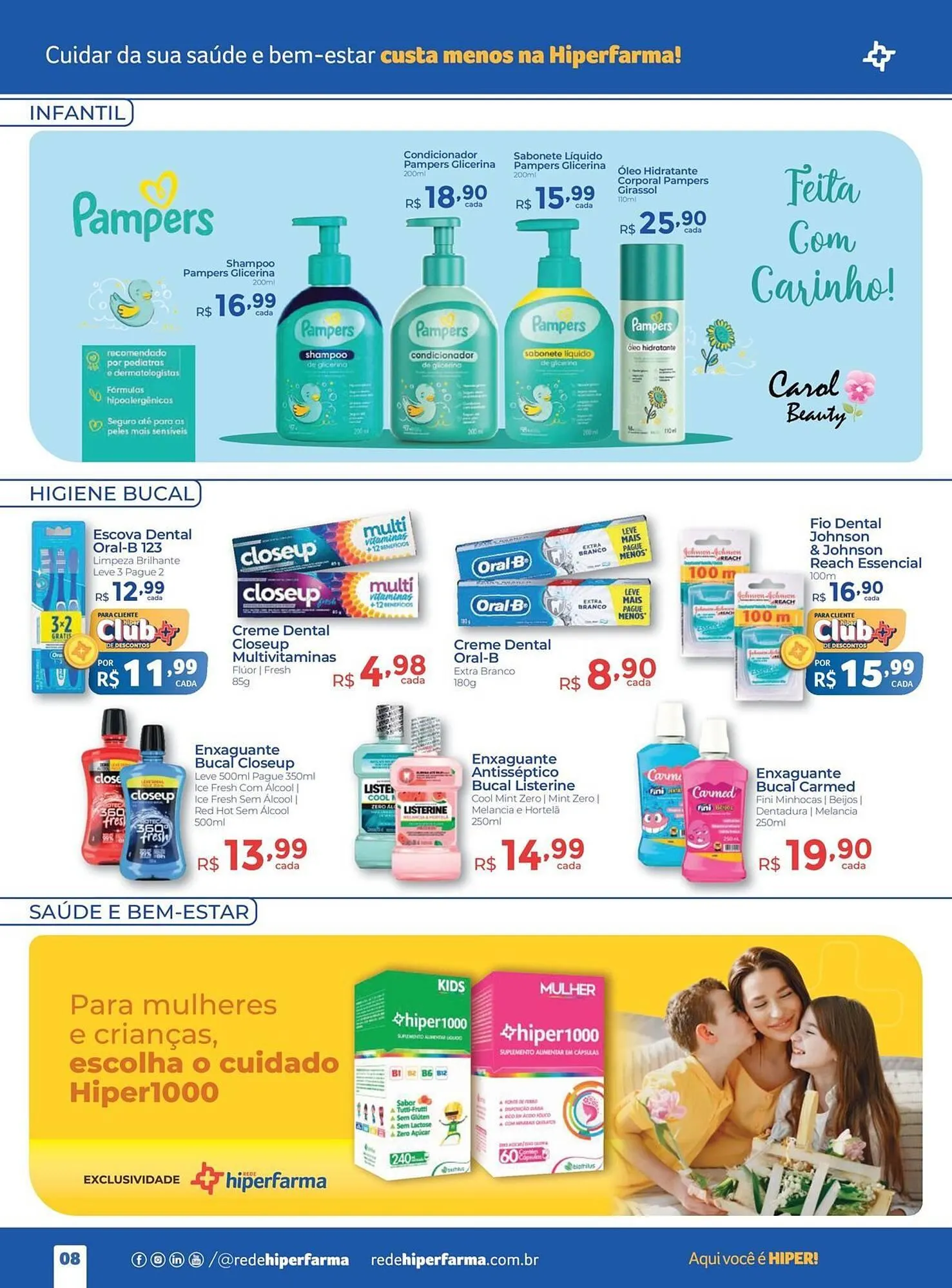 Encarte de Catálogo Hiper Farma 6 de outubro até 4 de novembro 2025 - Pagina 8