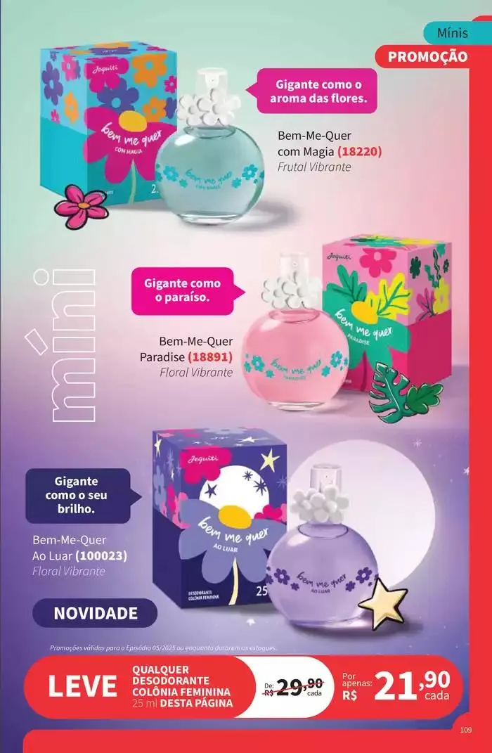Encarte de Encarte Jequiti 21 de março até 1 de maio 2025 - Pagina 109