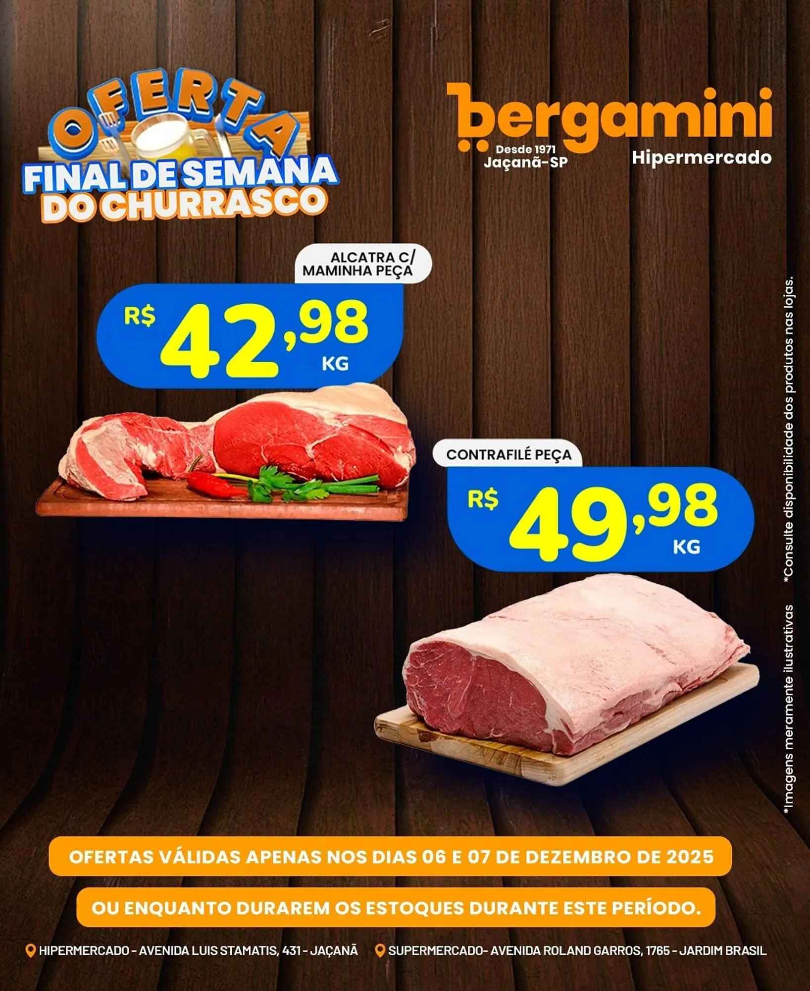 Encarte de Catálogo Supermercado Bergamini 6 de dezembro até 7 de dezembro 2025 - Pagina 1