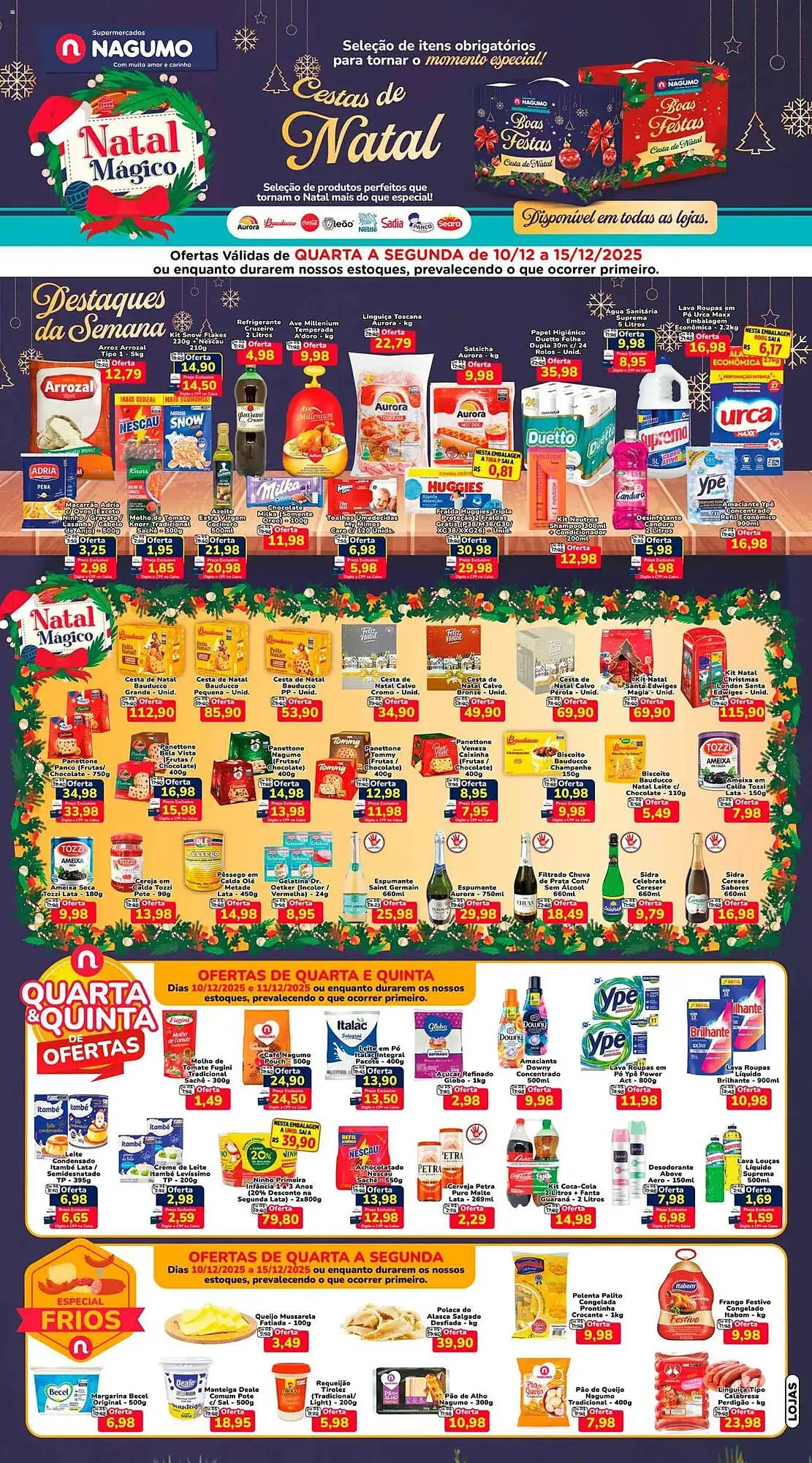 Encarte de Folheto Nagumo 10 de dezembro até 15 de dezembro 2025 - Pagina 1