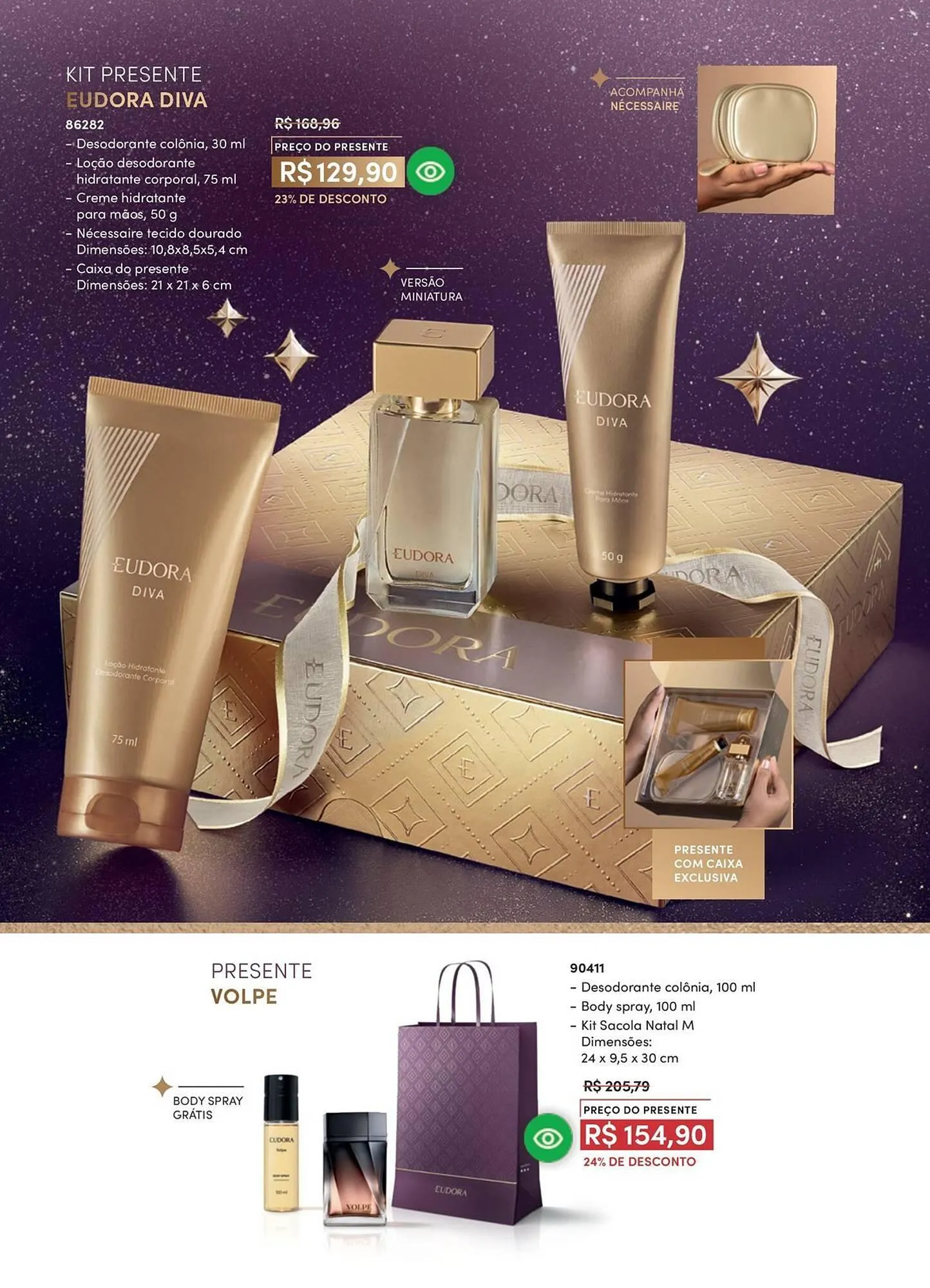 Encarte de Catálogo Eudora 27 de novembro até 27 de dezembro 2025 - Pagina 42