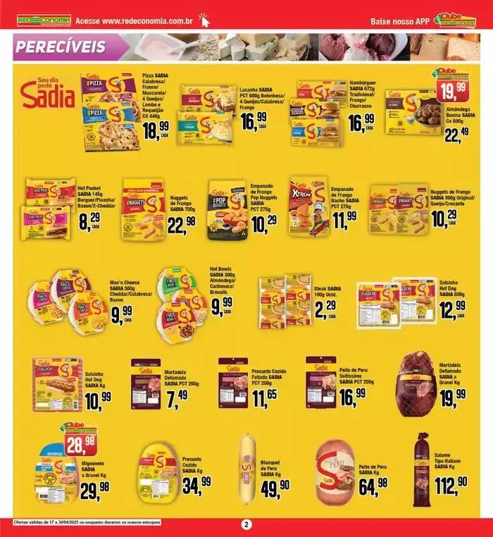 Encarte de Ofertas Rede Economia 17 de abril até 30 de abril 2025 - Pagina 1