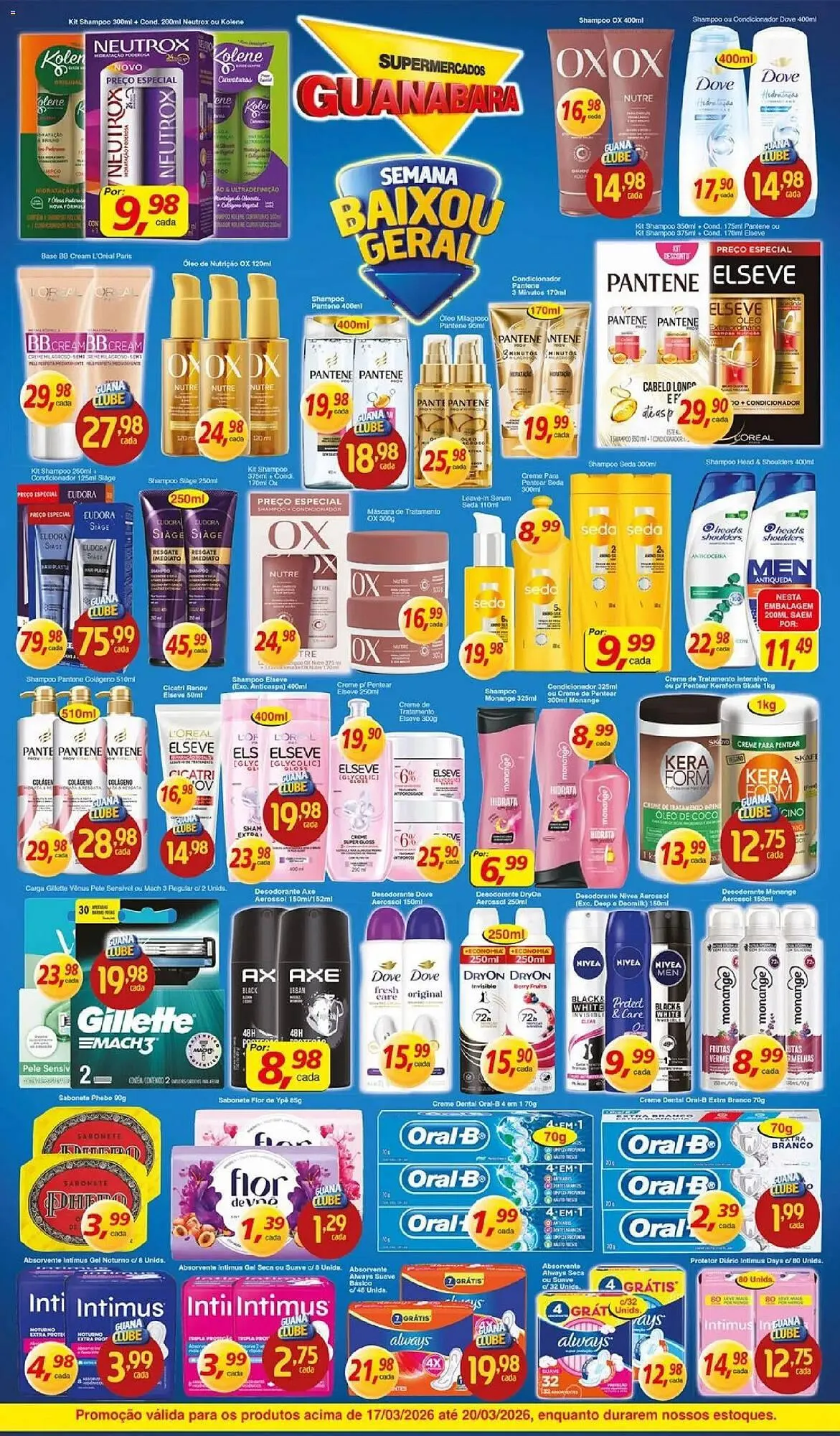 Encarte de Encarte Supermercados Guanabara 17 de março até 20 de março 2026 - Pagina 8