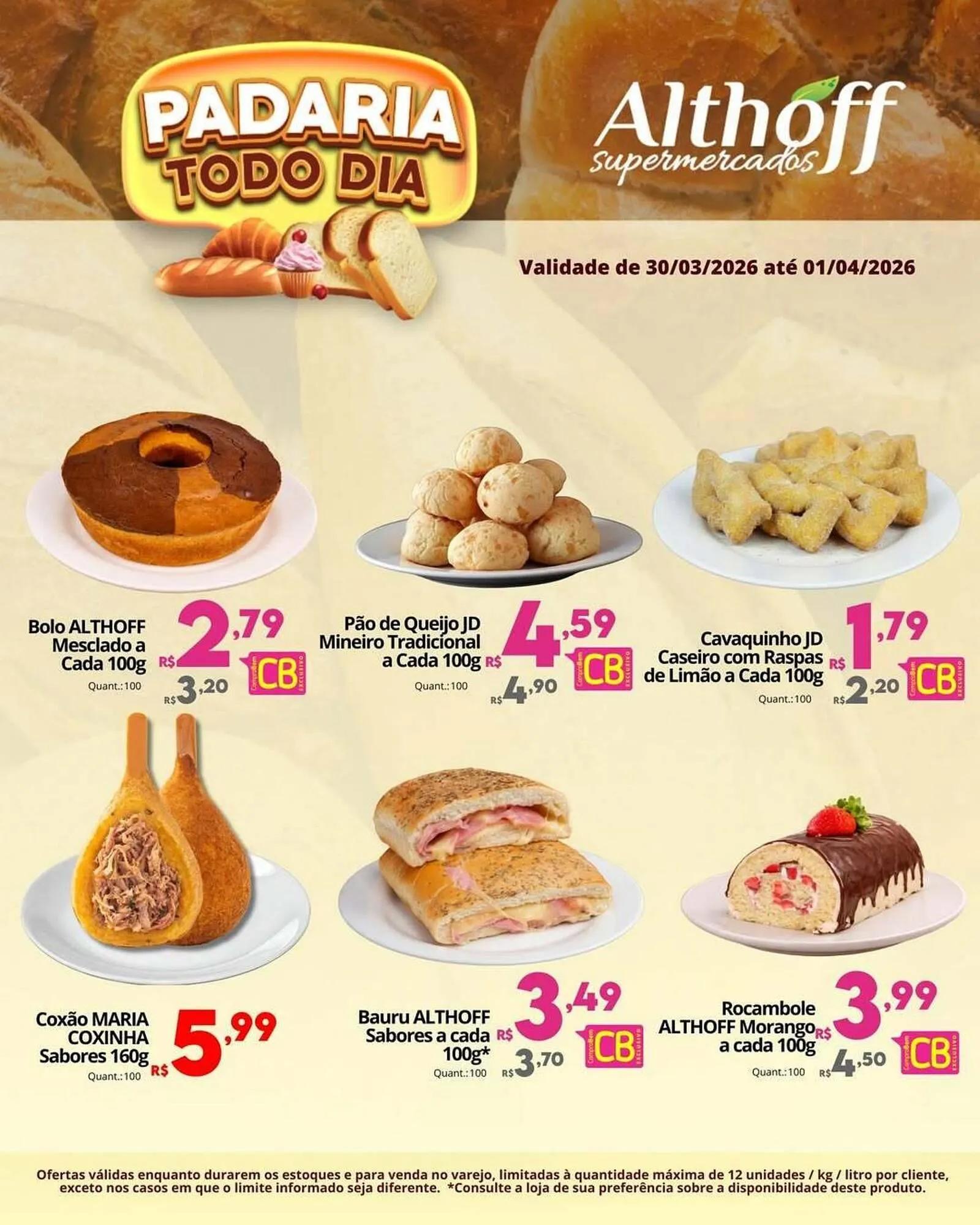 Encarte de Encarte Althoff Supermercados 30 de março até 1 de abril 2026 - Pagina 1