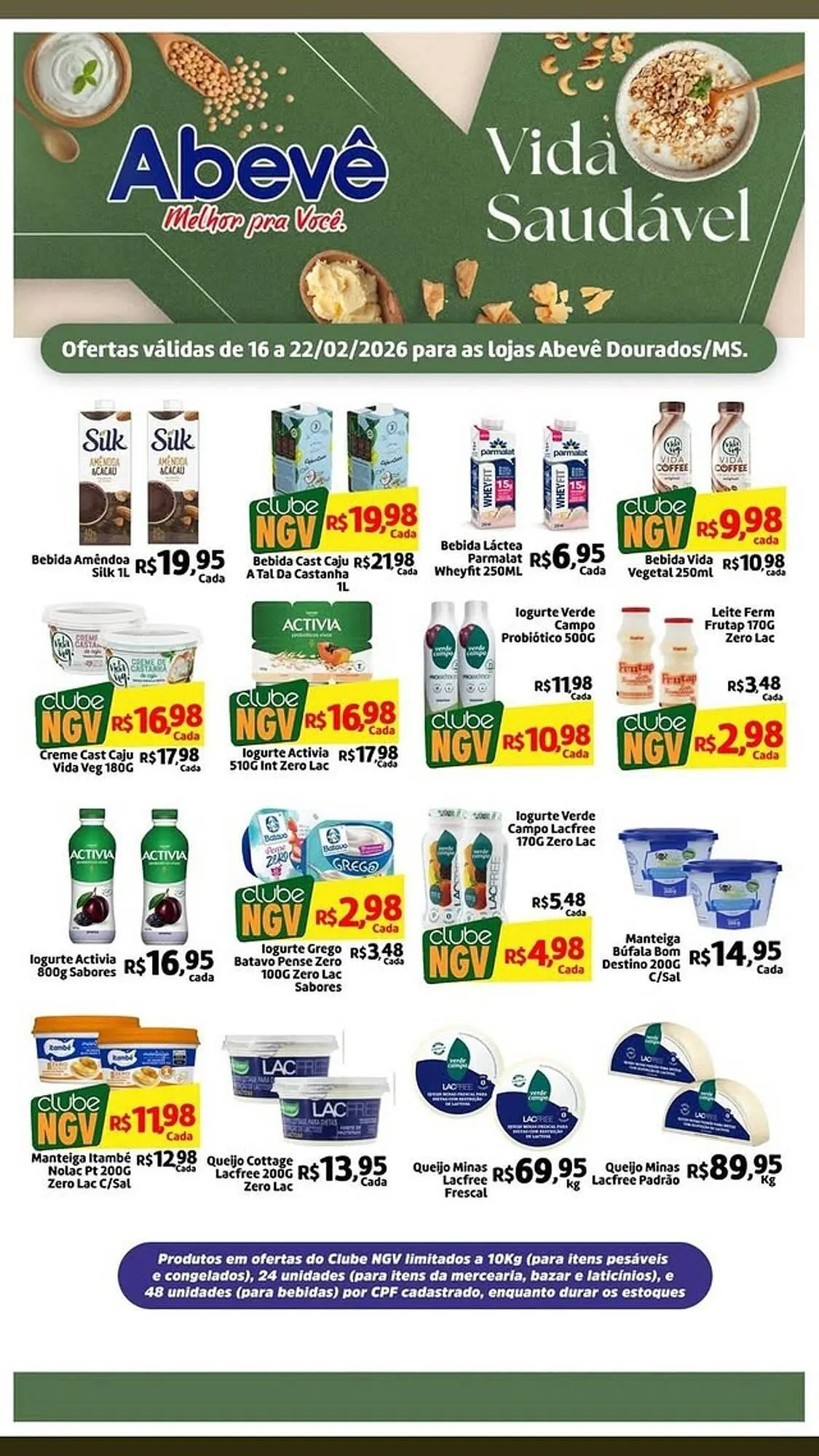 Encarte de Catálogo Abevê Supermercados 16 de fevereiro até 1 de março 2026 - Pagina 4