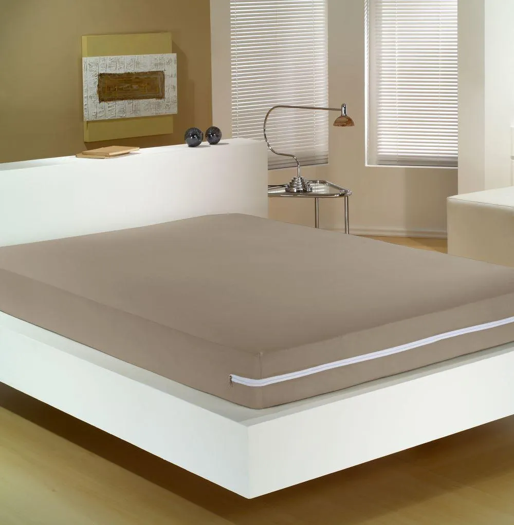 Capa Colchão Solteiro Doce Vida Alt 20 Castor - Portallar