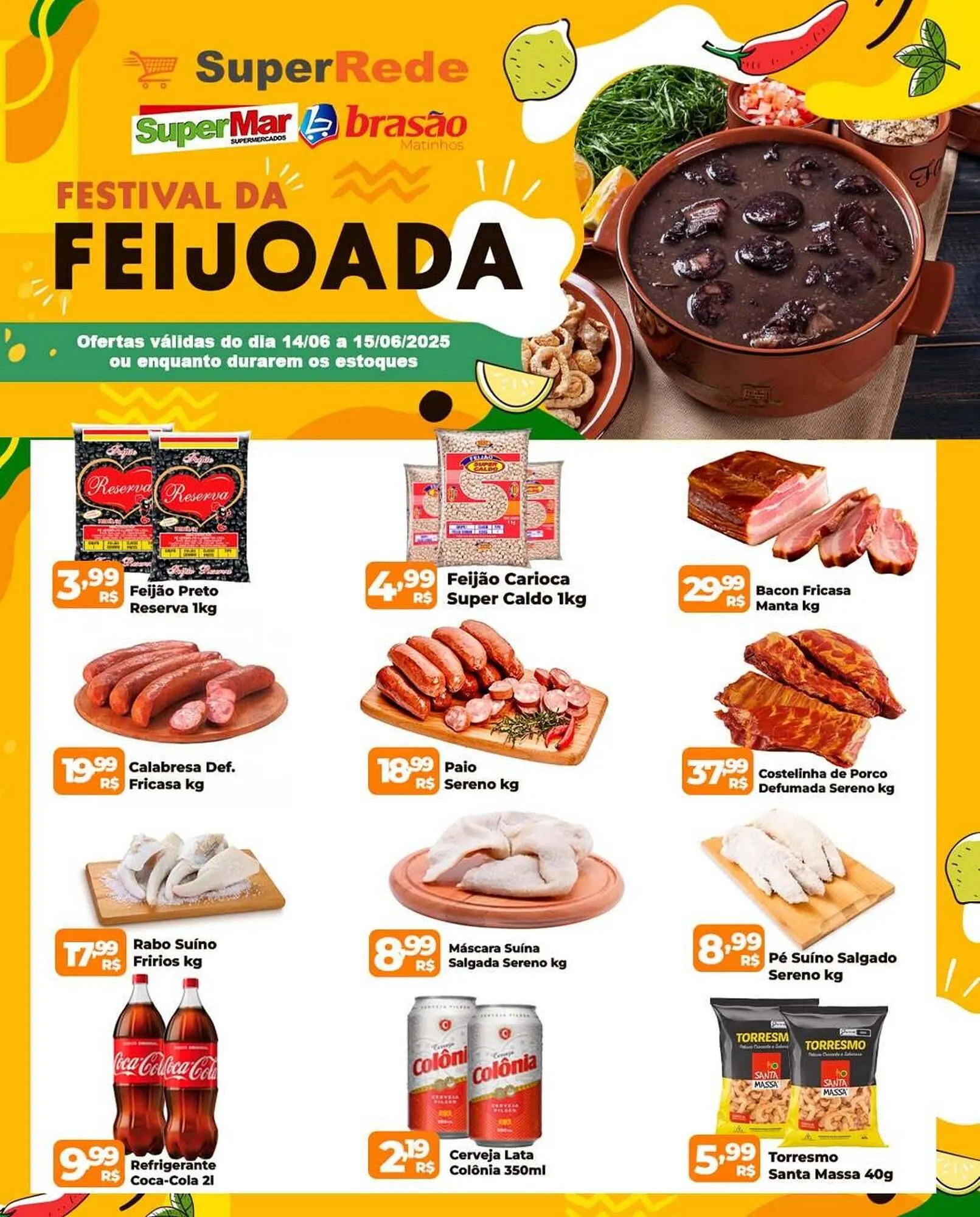 Encarte de Catálogo Super Rede Atacadista 14 de junho até 15 de junho 2025 - Pagina 1