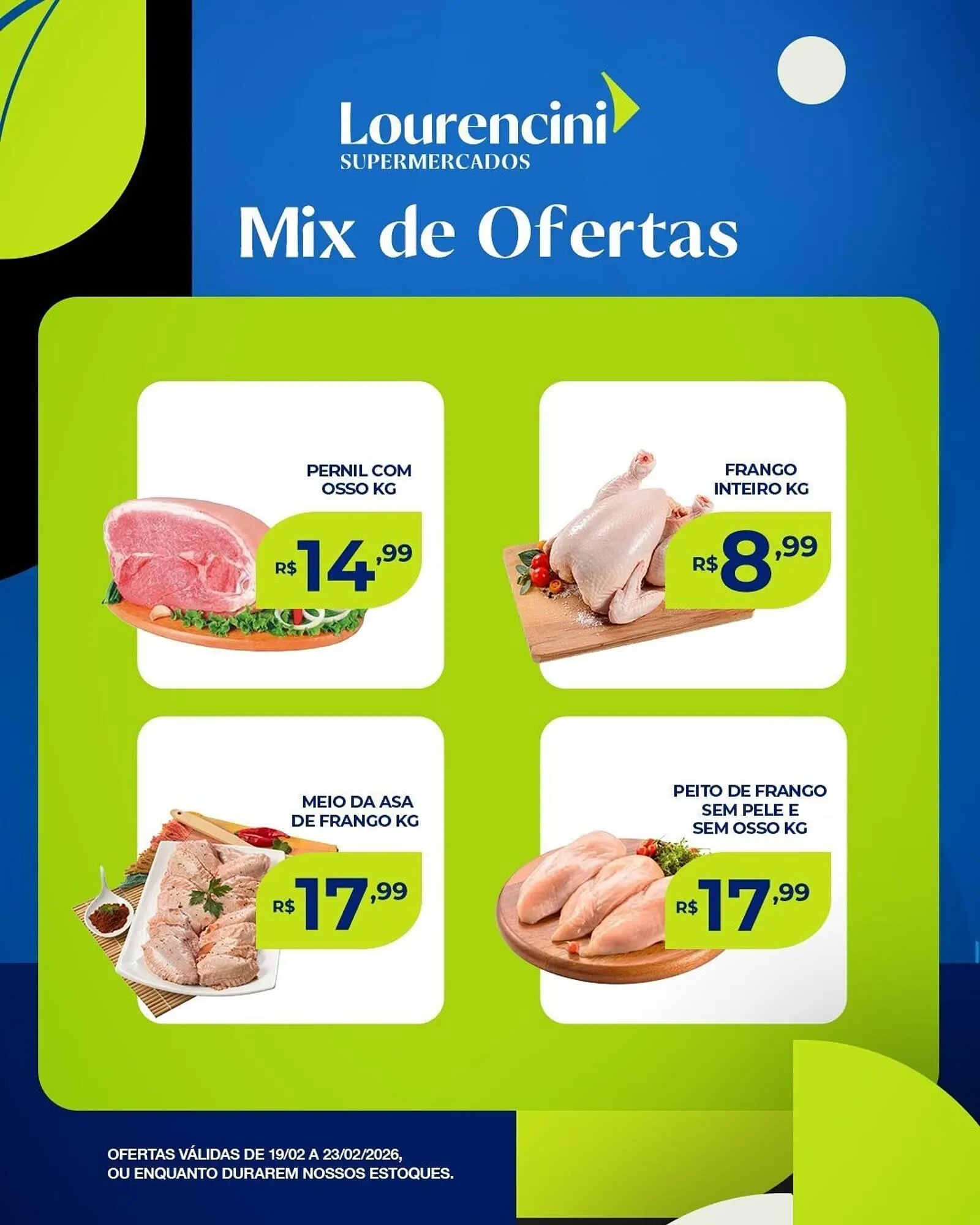 Encarte de Catálogo Lourencini Supermercados 21 de fevereiro até 23 de fevereiro 2026 - Pagina 2