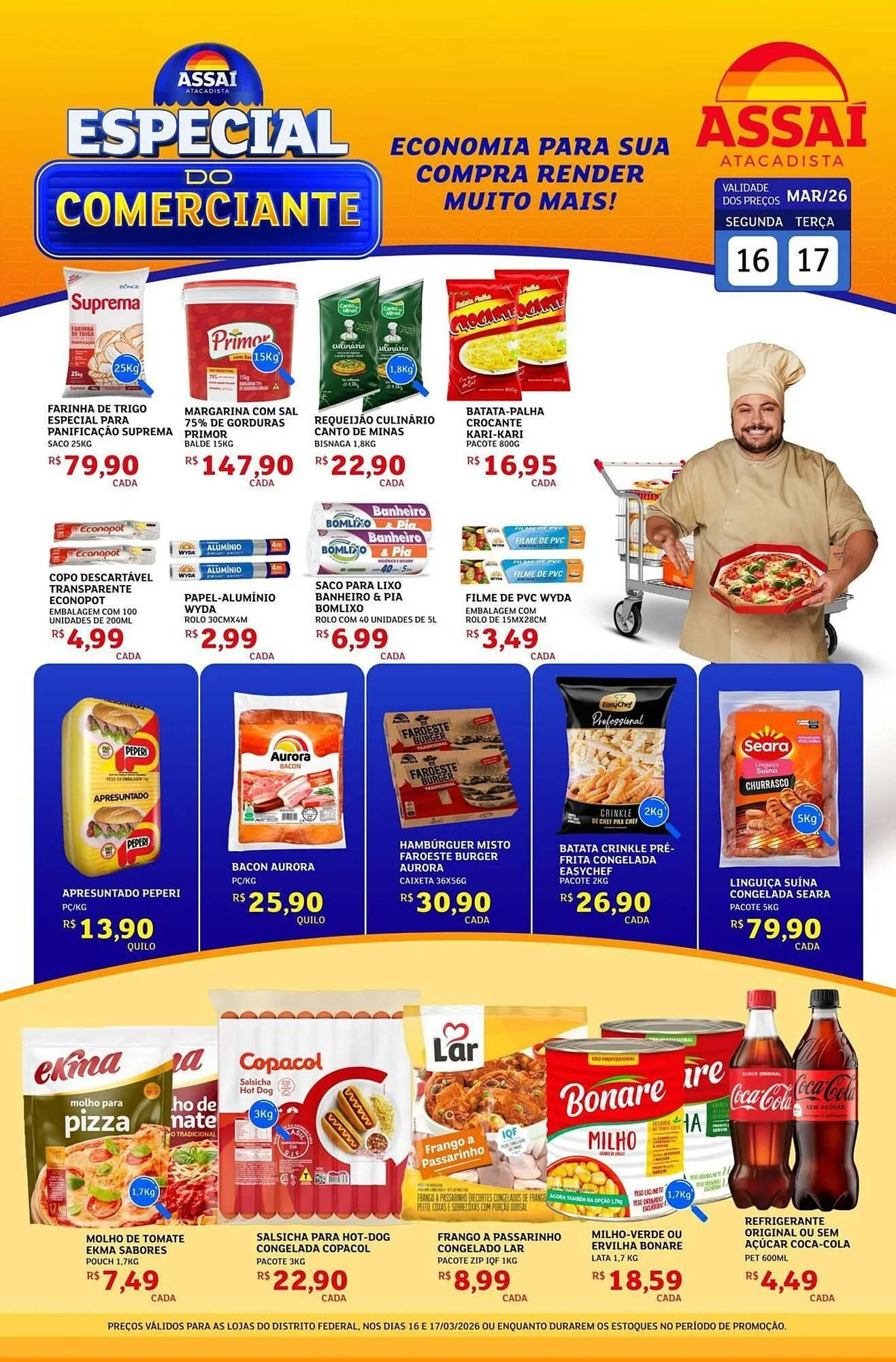Encarte de Encarte Assaí Atacadista 16 de março até 17 de março 2026 - Pagina 1